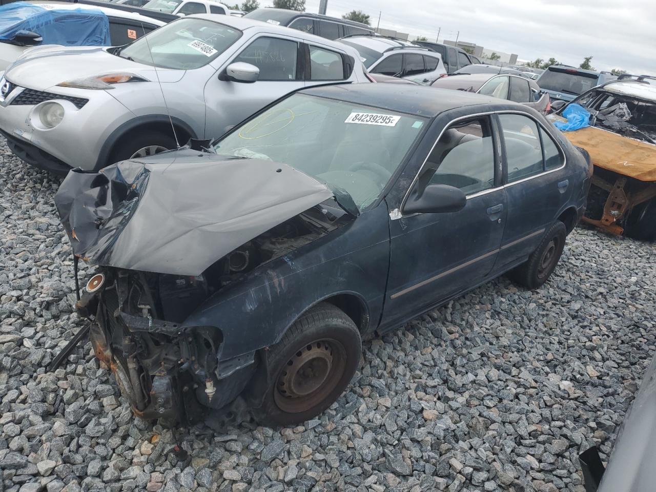 1995 Nissan Sentra Base Black vin: 1N4AB41D7SC728817