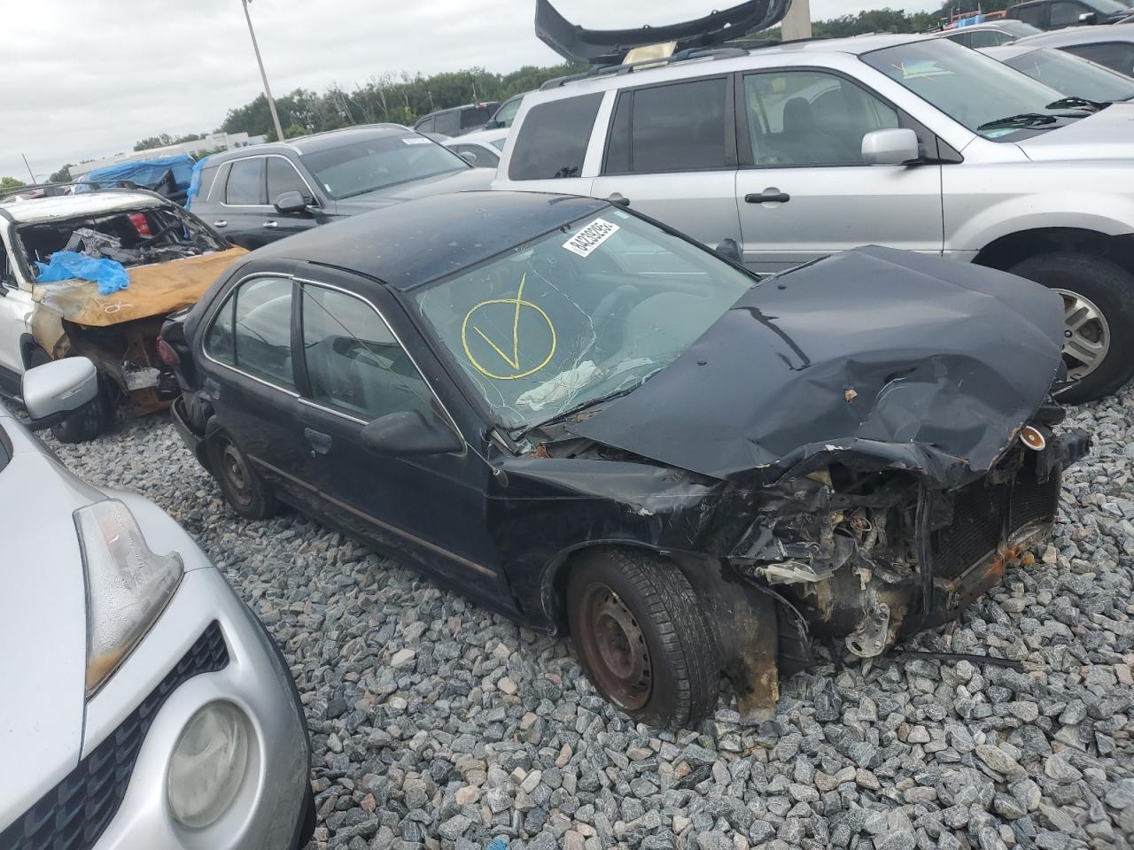1995 Nissan Sentra Base Black vin: 1N4AB41D7SC728817