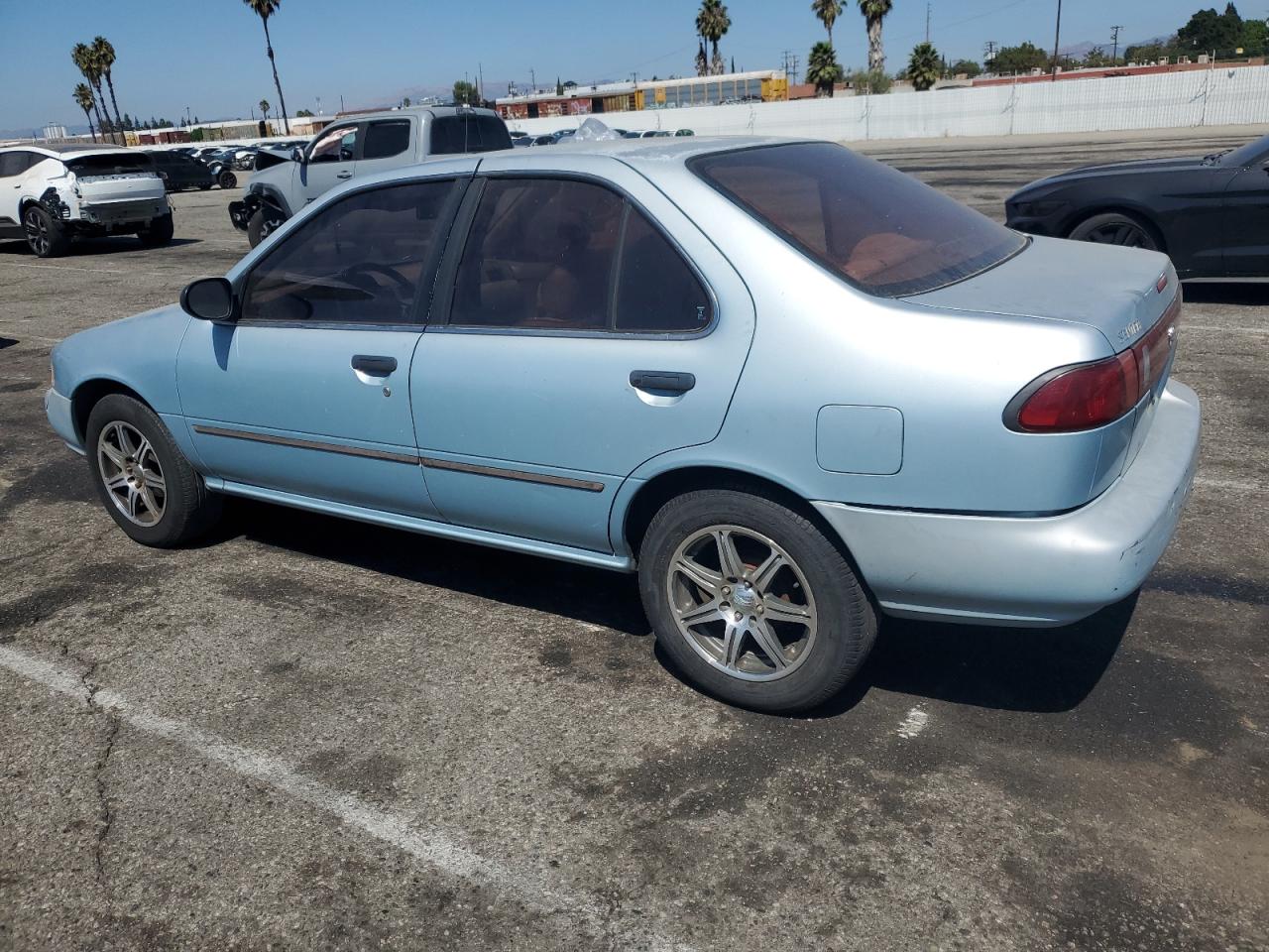 1995 Nissan Sentra Base Blue vin: 1N4AB41D7SC749134