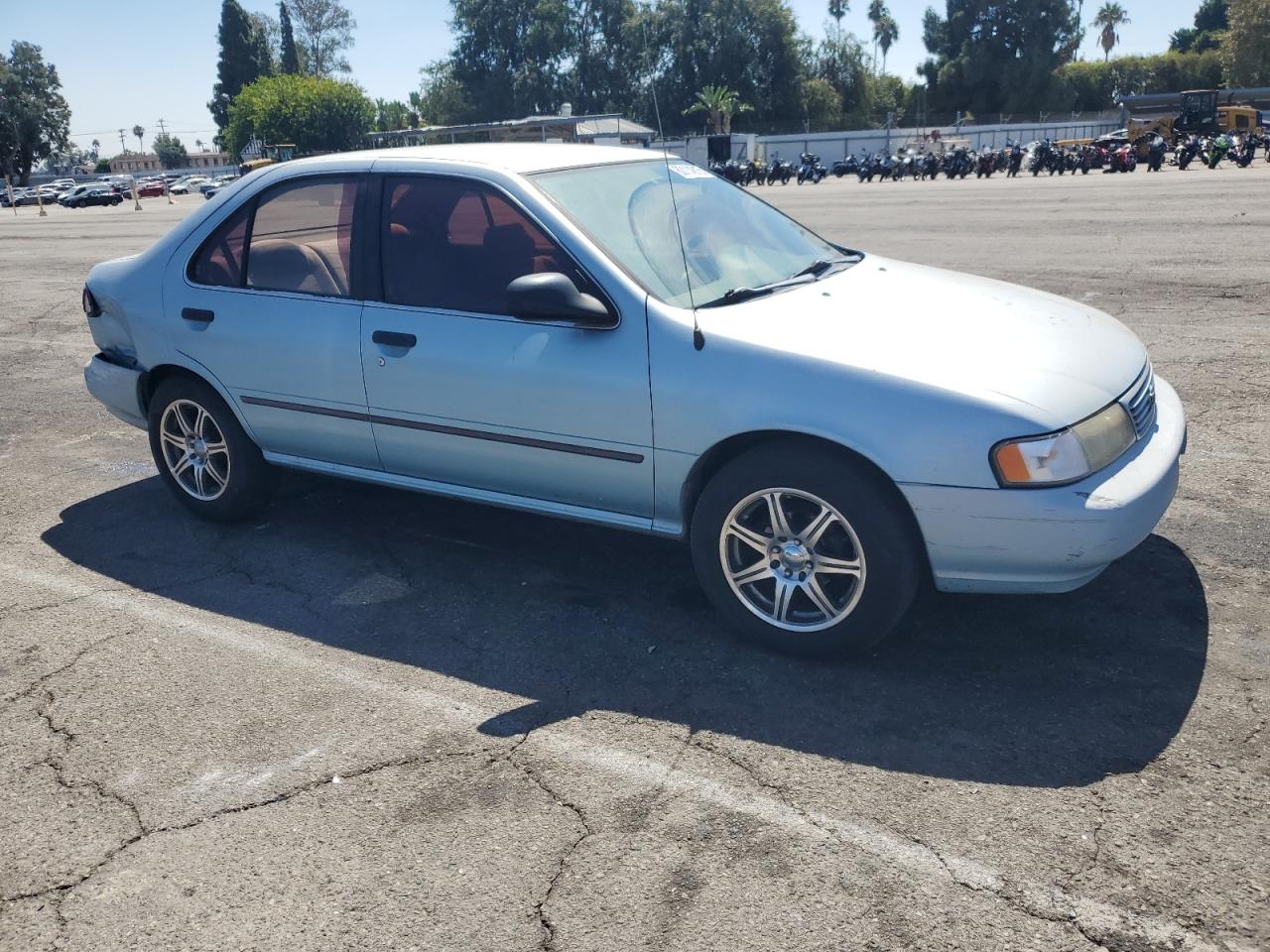 1995 Nissan Sentra Base Blue vin: 1N4AB41D7SC749134