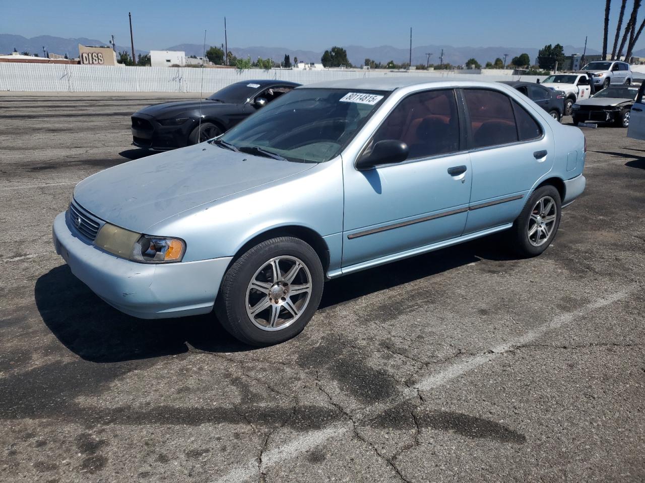 1995 Nissan Sentra Base Blue vin: 1N4AB41D7SC749134