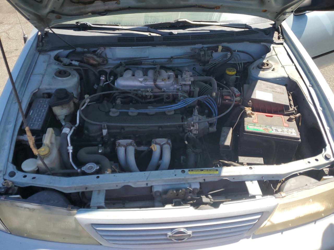 1995 Nissan Sentra Base Blue vin: 1N4AB41D7SC749134
