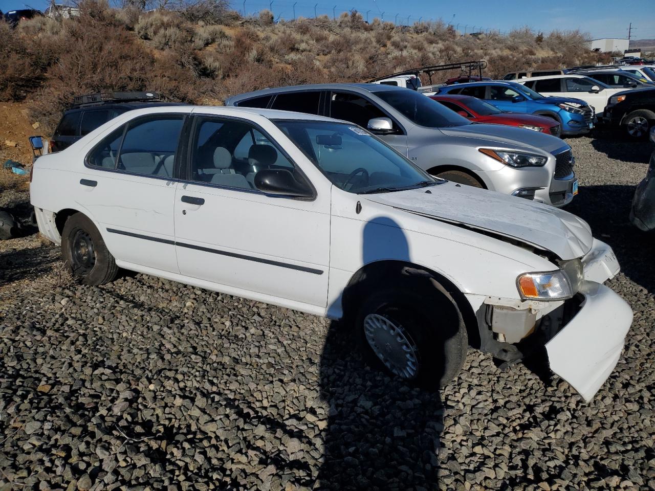 1996 Niss Sentra E White vin: 1N4AB41D7TC702316