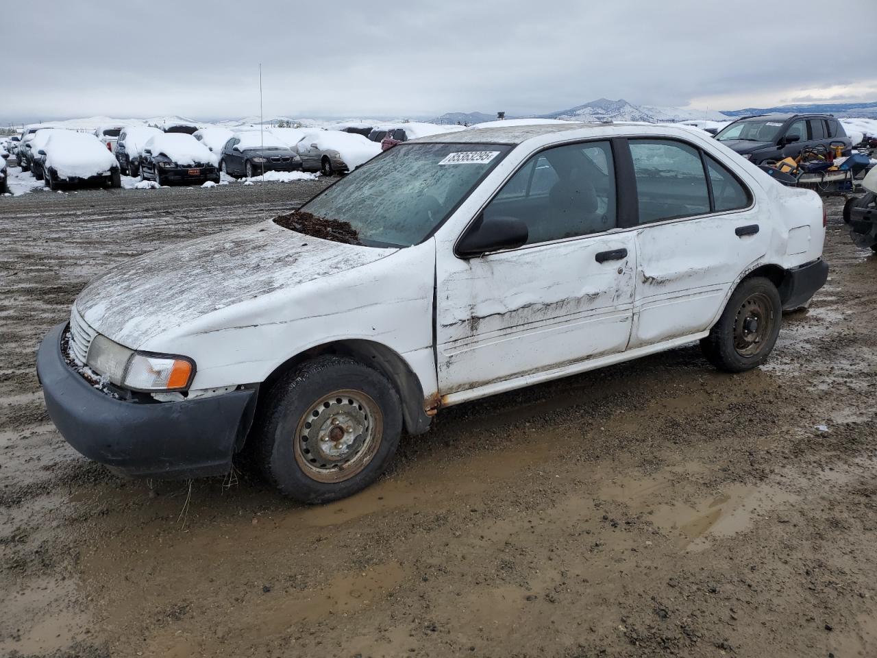 1997 Nissan Sentra Base White vin: 1N4AB41D7VC785703