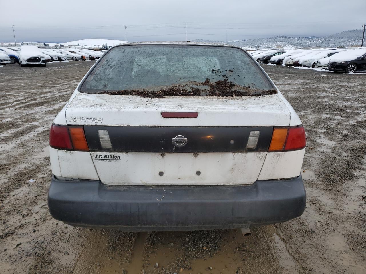 1997 Nissan Sentra Base White vin: 1N4AB41D7VC785703