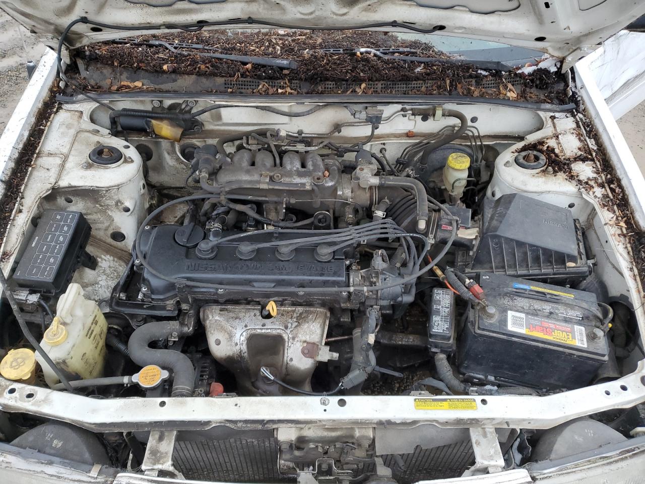 1997 Nissan Sentra Base White vin: 1N4AB41D7VC785703