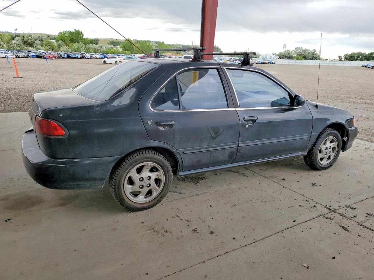 1999 Nissan Sentra Xe Black vin: 1N4AB41D7XC704203