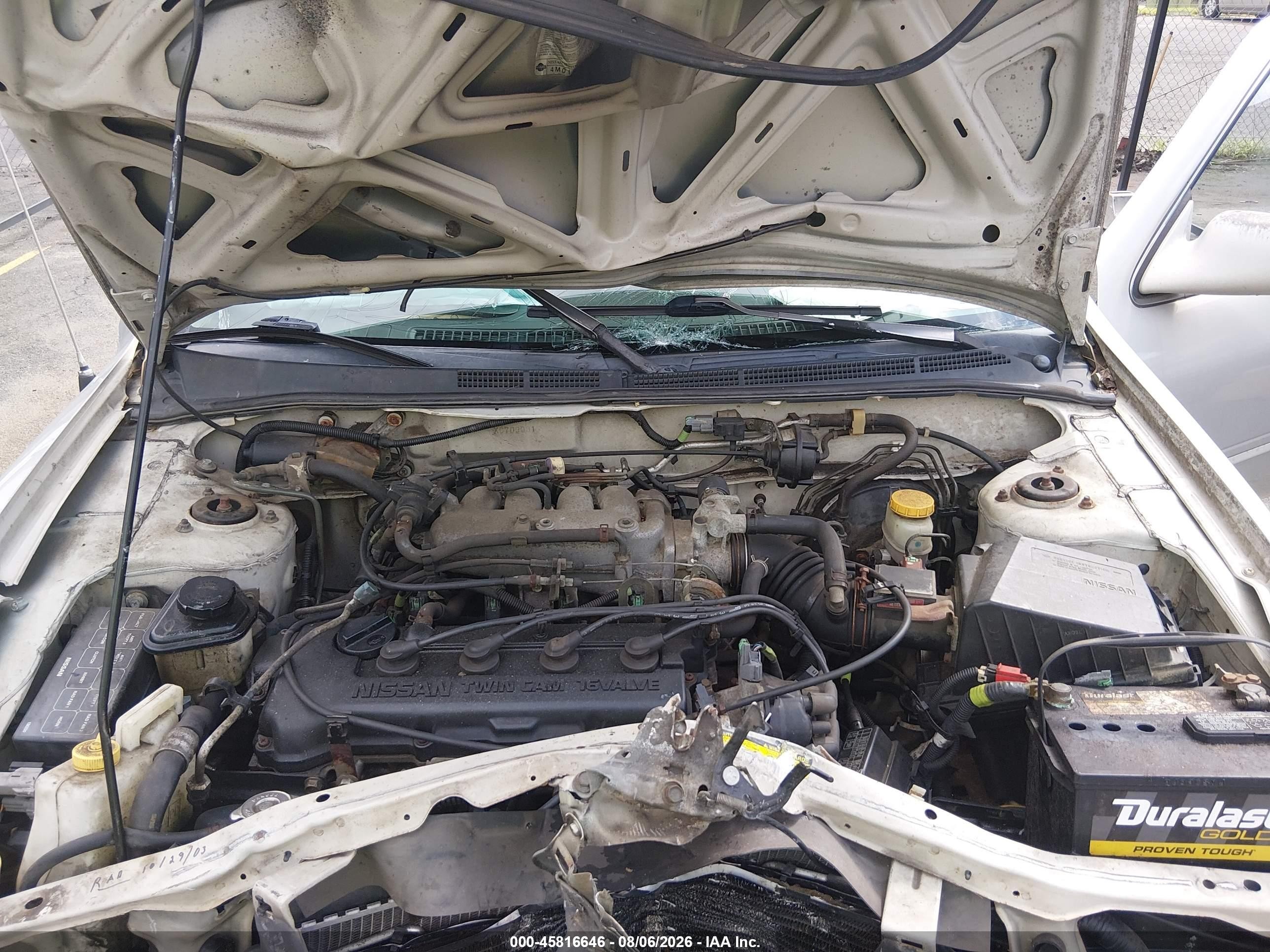 1999 Nissan Sentra Gxe/xe Silver vin: 1N4AB41D7XC709031