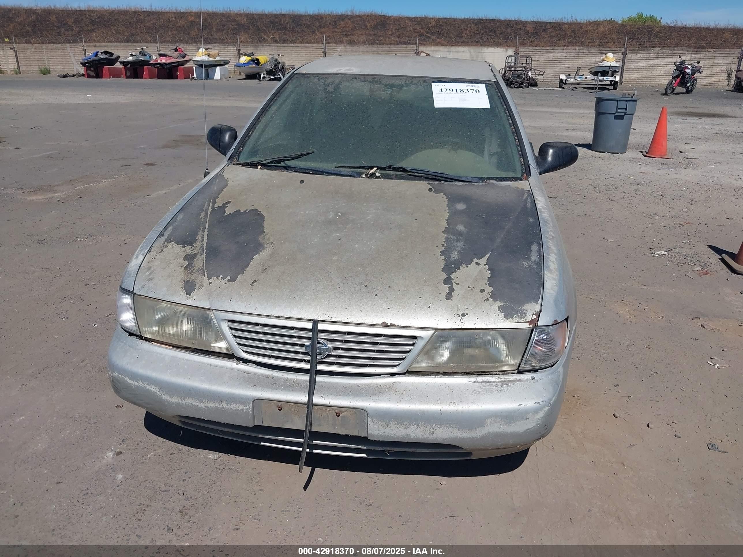 1995 Nissan Sentra Xe/gxe/gle Silver vin: 1N4AB41D8SC721715
