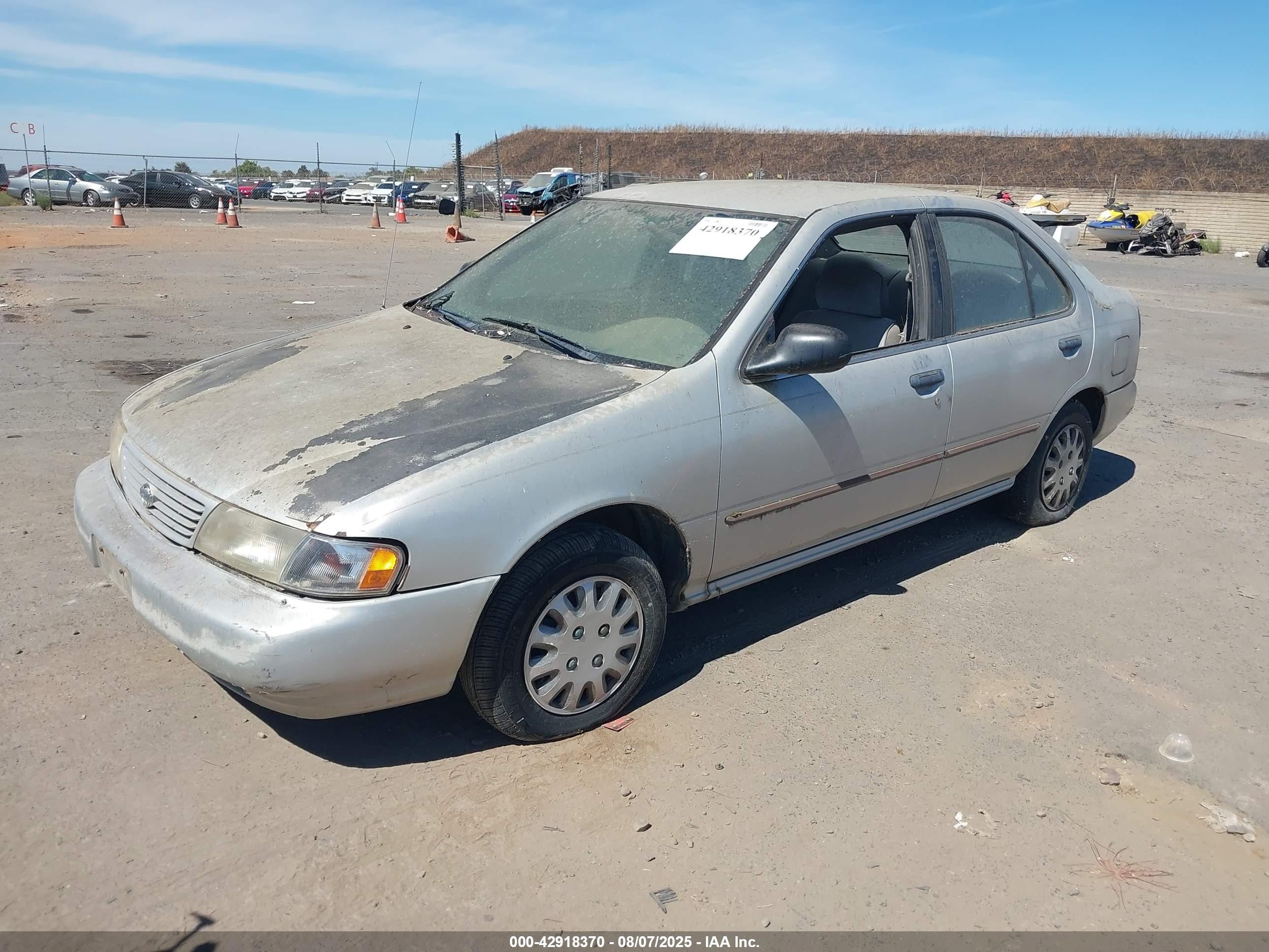 1995 Nissan Sentra Xe/gxe/gle Silver vin: 1N4AB41D8SC721715
