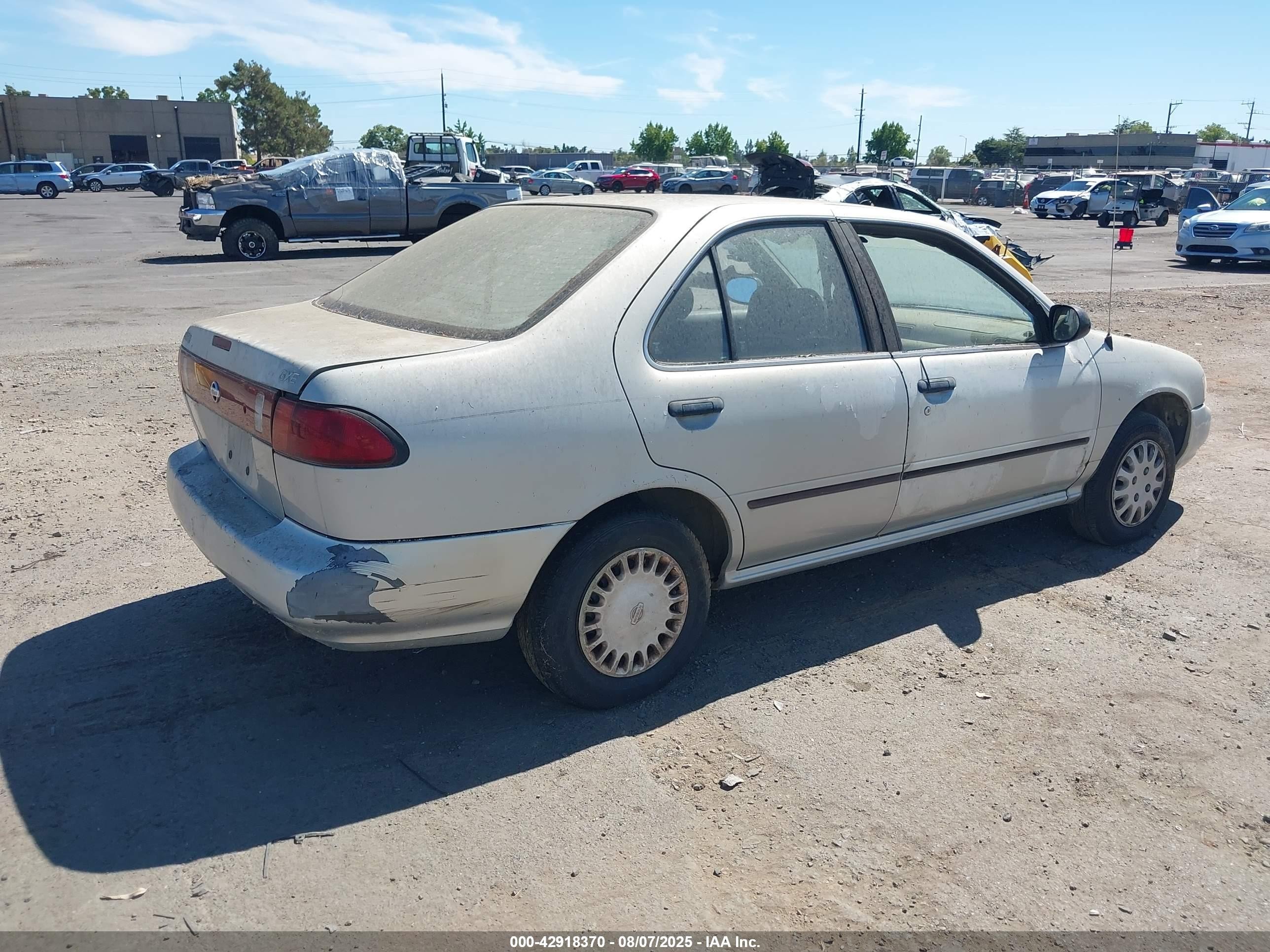1995 Nissan Sentra Xe/gxe/gle Silver vin: 1N4AB41D8SC721715