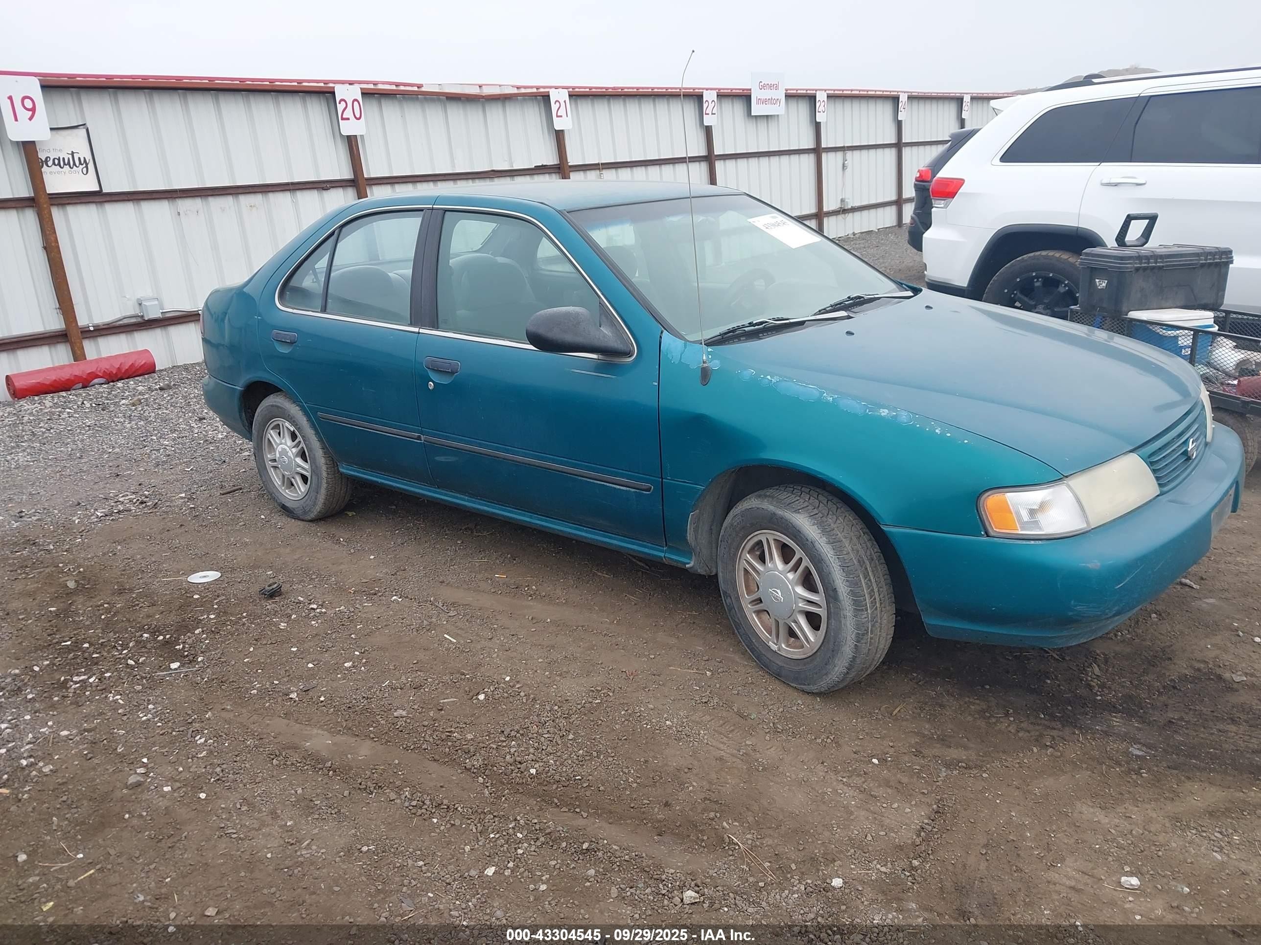 1996 Nissan Sentra E/xe/gxe/gle Зеленый vin: 1N4AB41D8TC709341