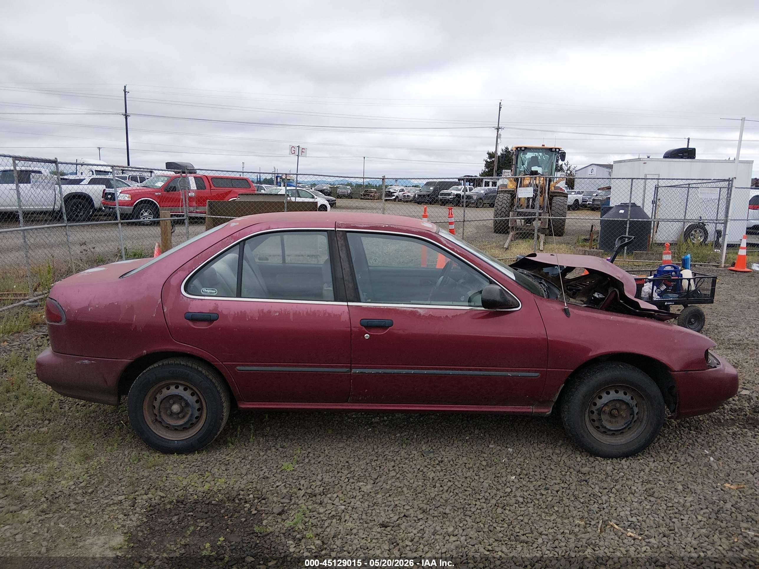 1996 Nissan Sentra E/xe/gxe/gle Red vin: 1N4AB41D8TC726771