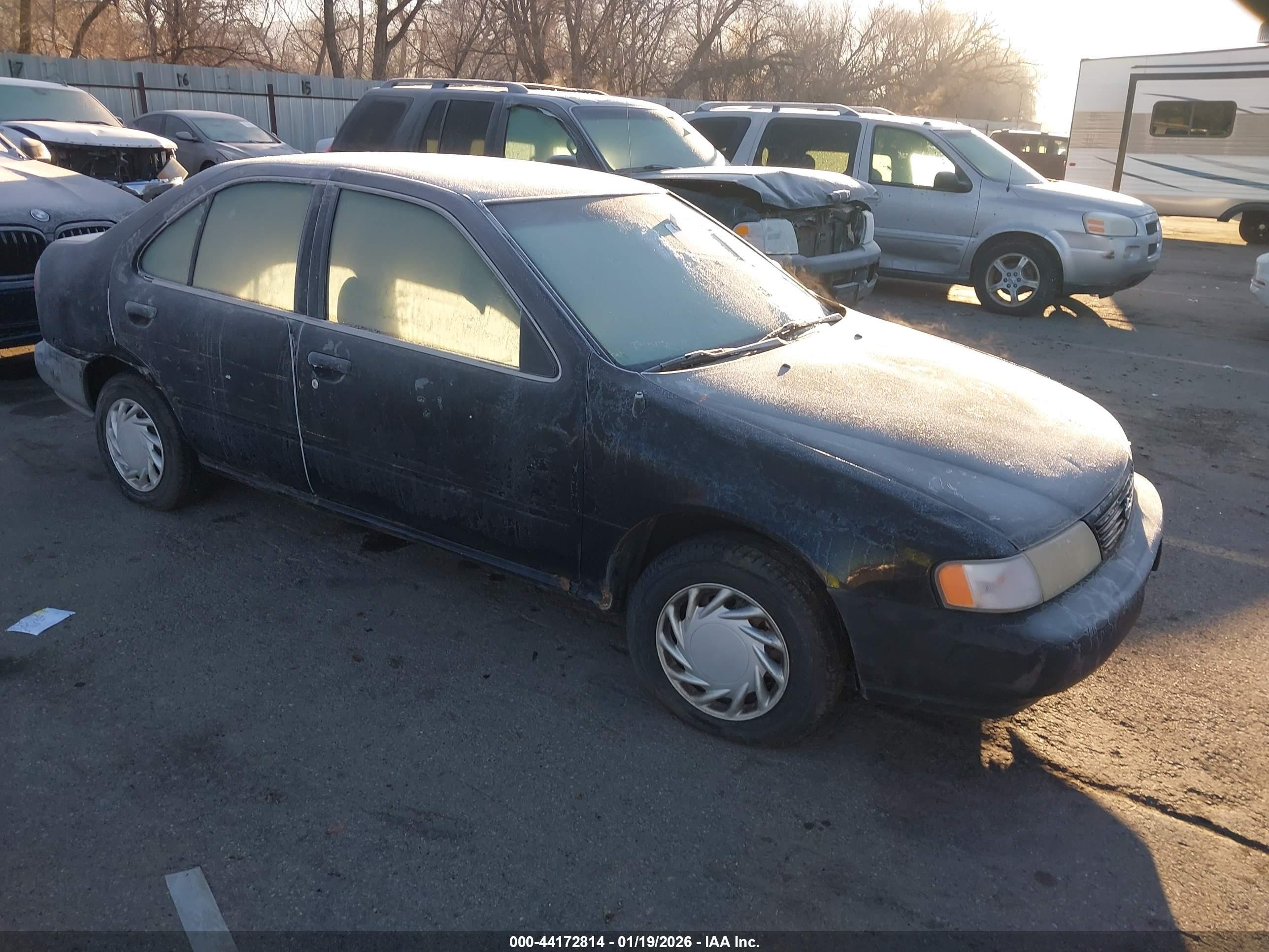 1996 Nissan Sentra E/xe/gxe/gle Черный vin: 1N4AB41D8TC775176