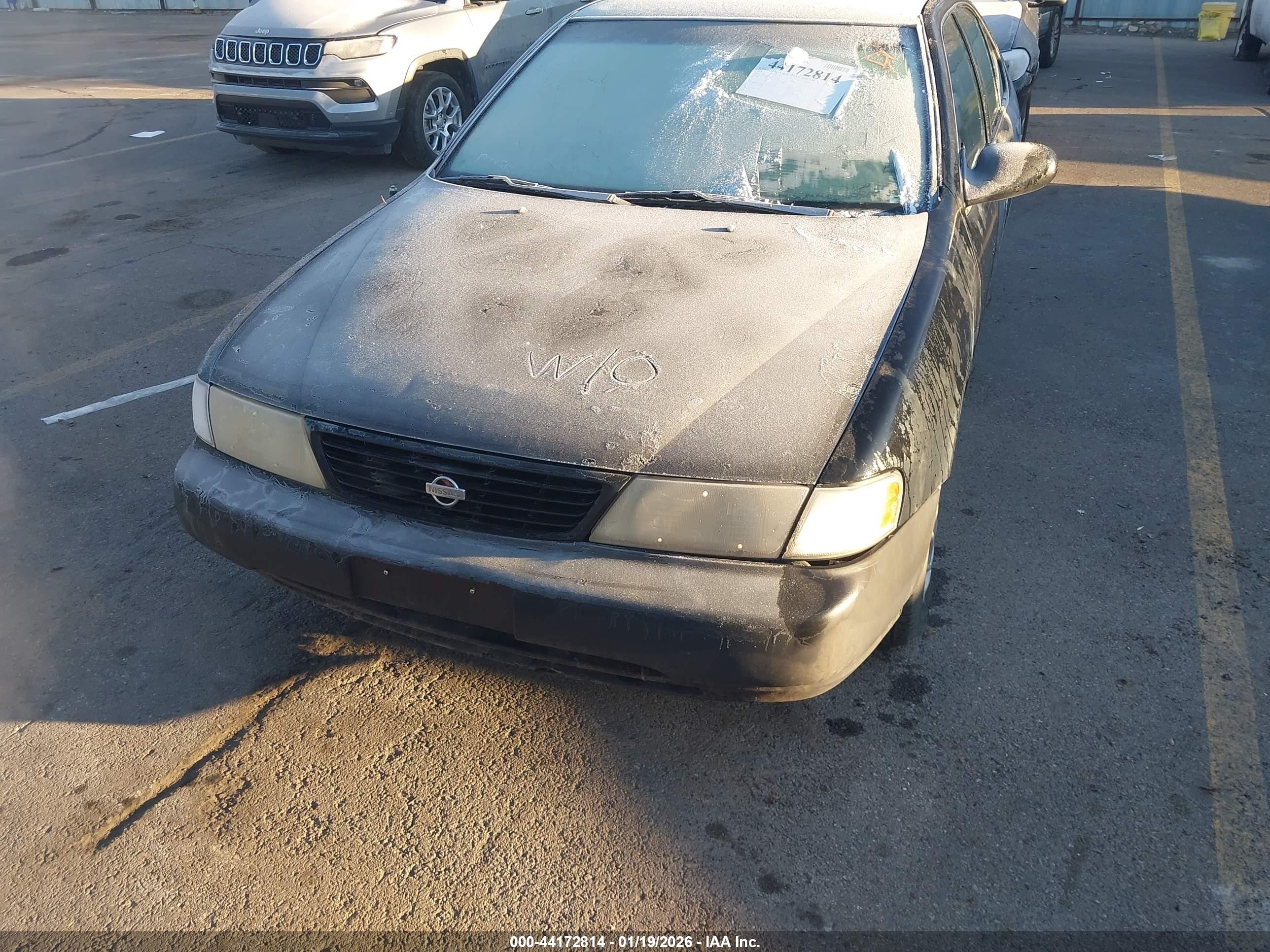 1996 Nissan Sentra E/xe/gxe/gle Черный vin: 1N4AB41D8TC775176