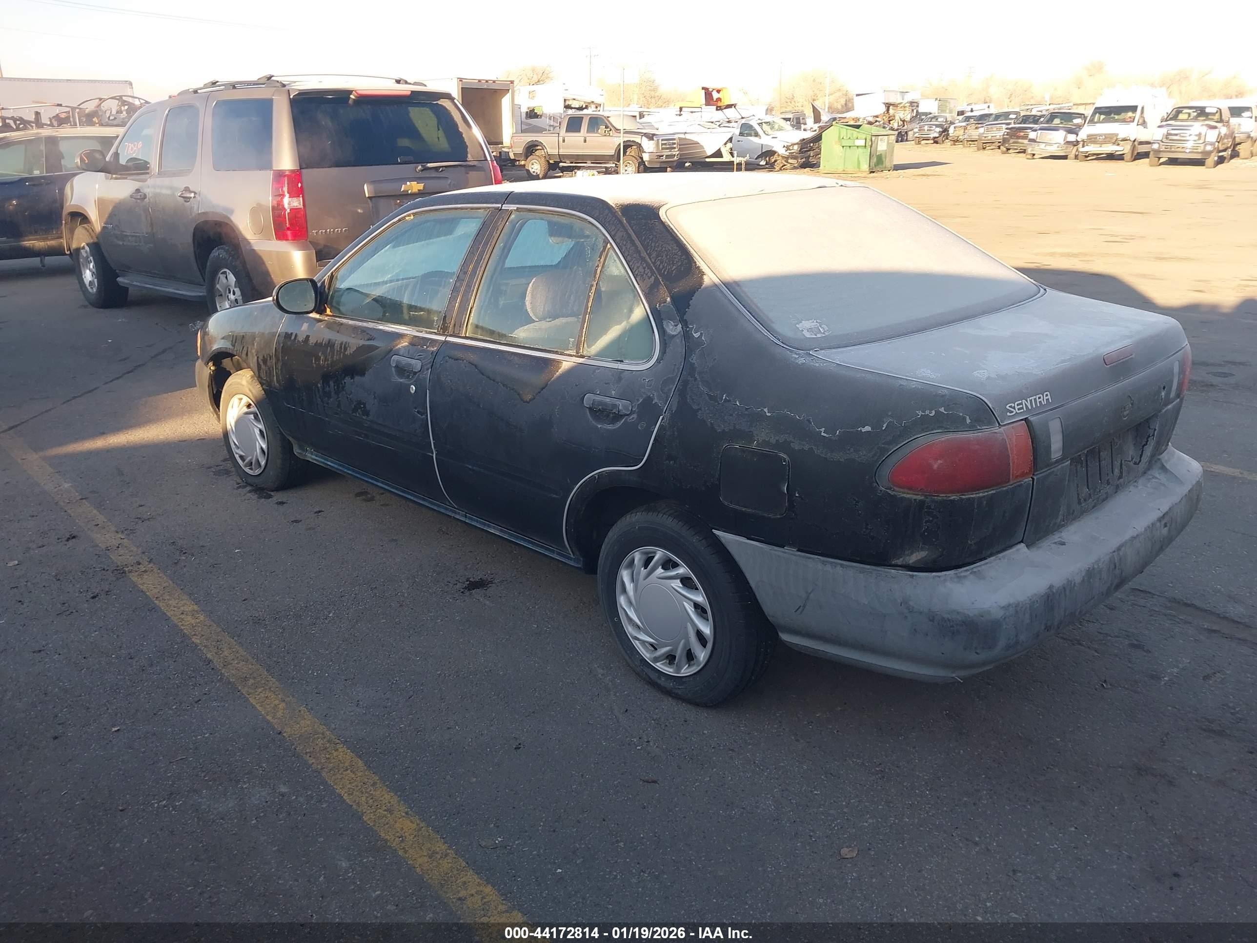 1996 Nissan Sentra E/xe/gxe/gle Черный vin: 1N4AB41D8TC775176