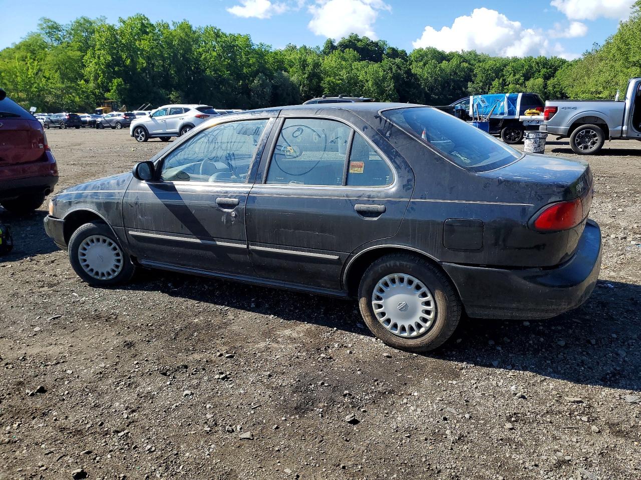 1996 Nissan Sentra Base Черный vin: 1N4AB41D8TC800092
