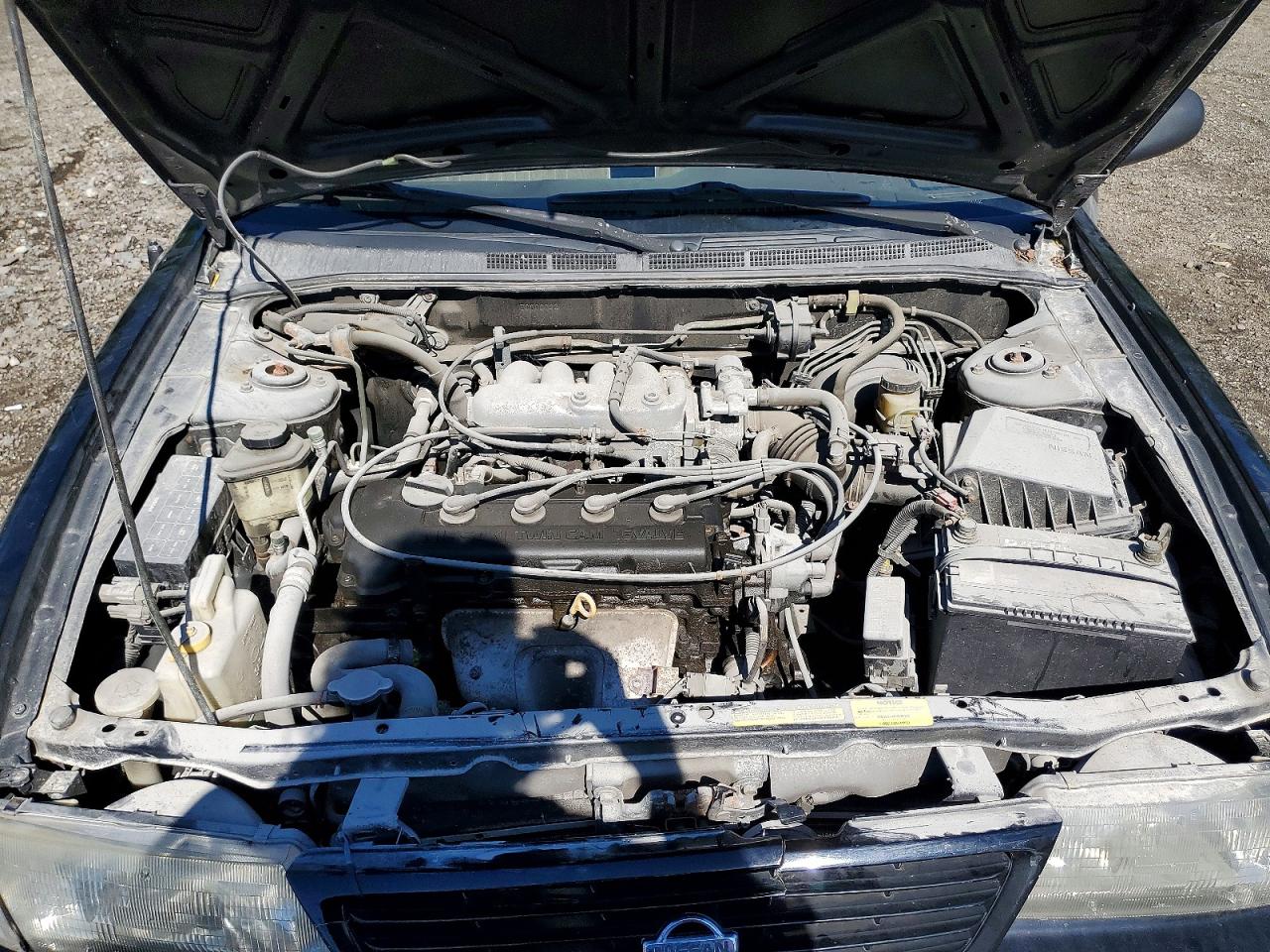1996 Nissan Sentra Base Черный vin: 1N4AB41D8TC800092