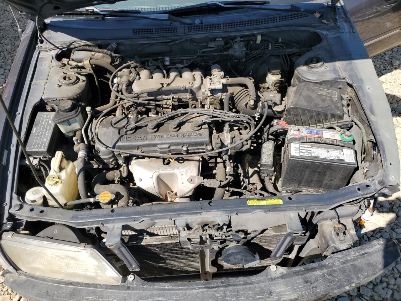 1997 Nissan Sentra Base Gray vin: 1N4AB41D8VC736722