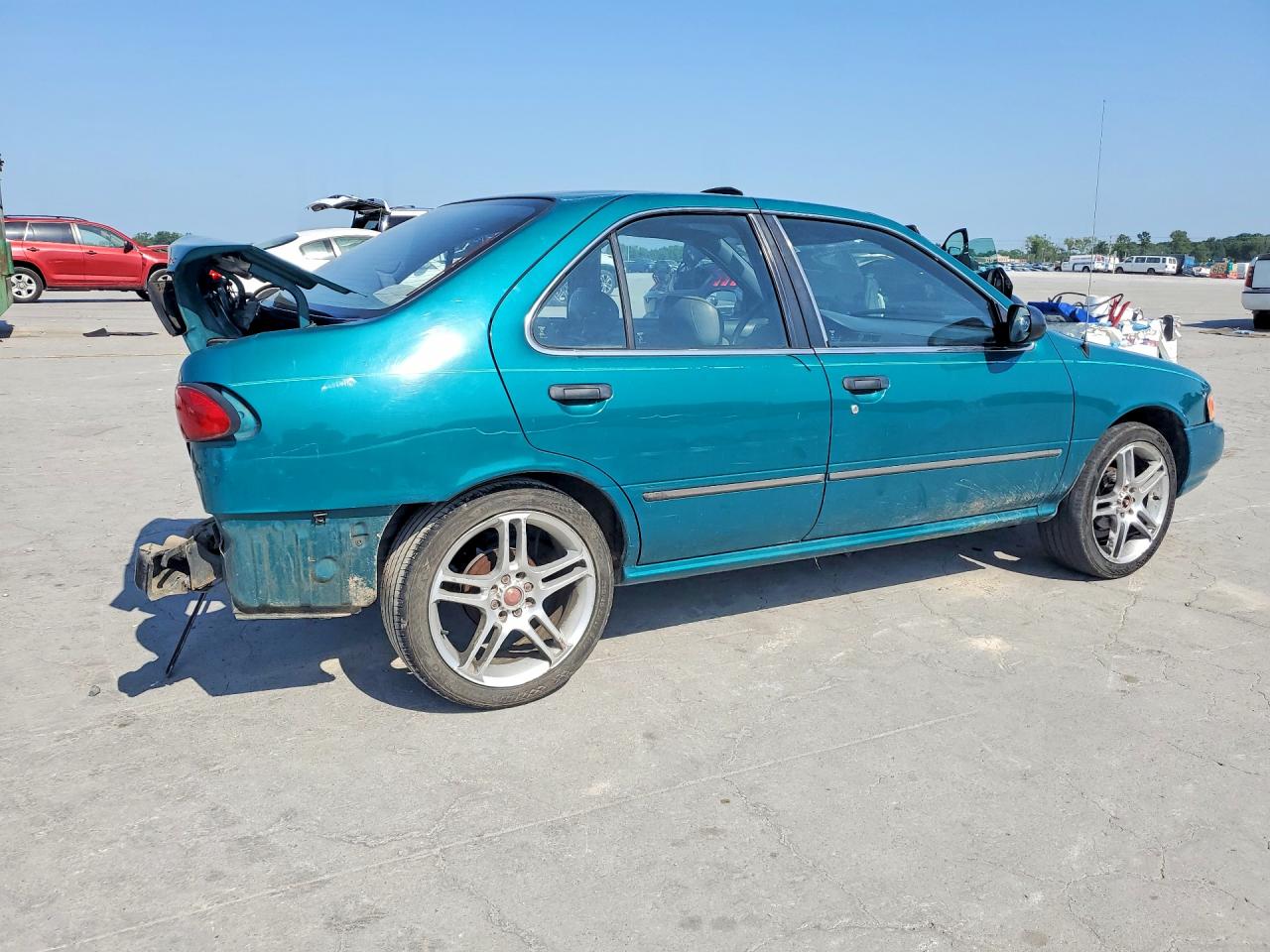 1997 Nissan Sentra Base/xe/gxe/gle Green vin: 1N4AB41D8VC790781