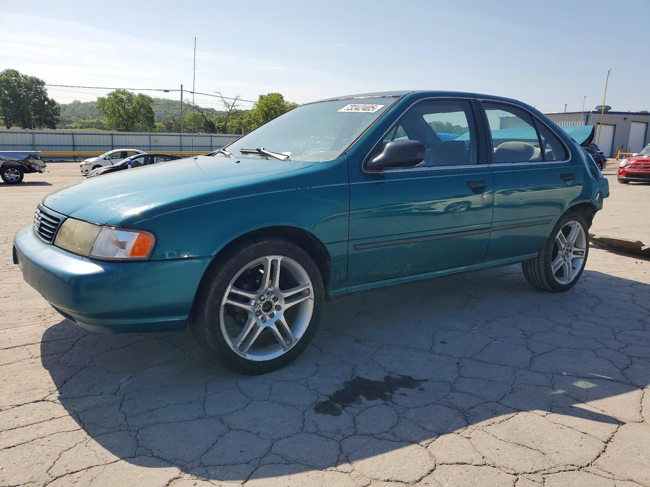 1997 Nissan Sentra Base/xe/gxe/gle Зеленый vin: 1N4AB41D8VC790781