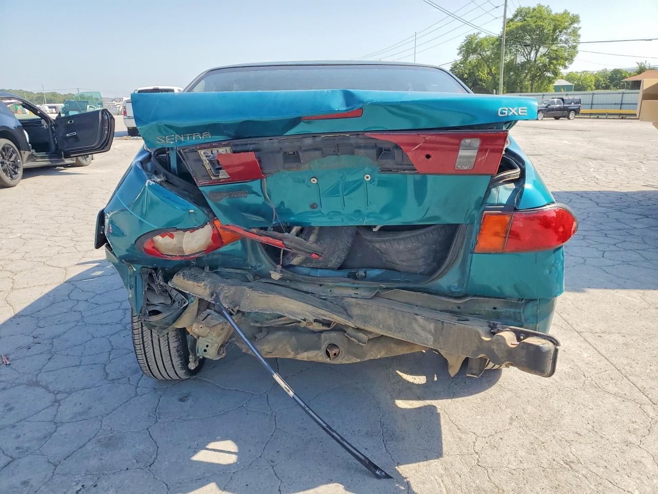 1997 Nissan Sentra Base/xe/gxe/gle Green vin: 1N4AB41D8VC790781