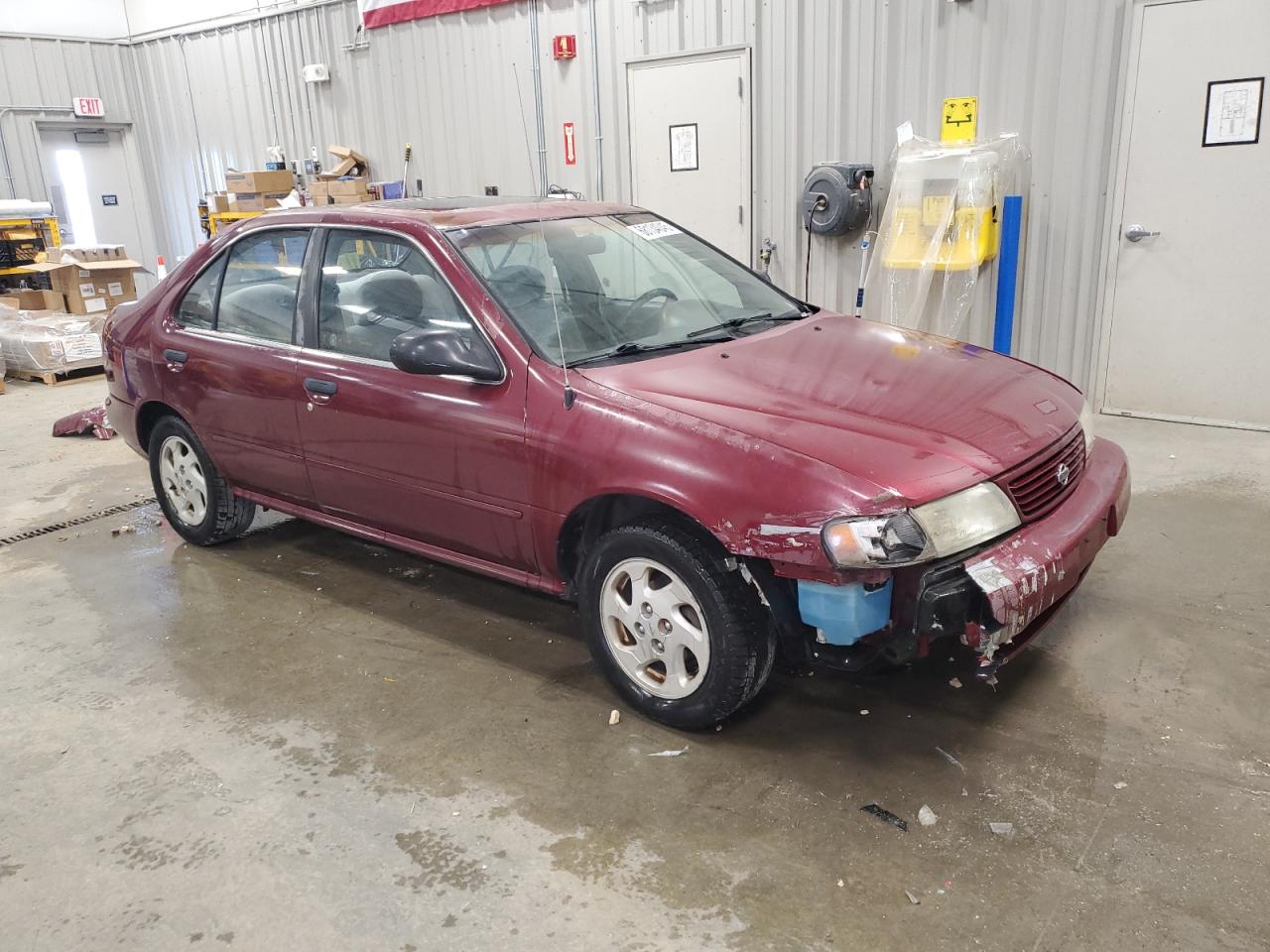 1995 Nissan Sentra Base Red vin: 1N4AB41D9SC729919