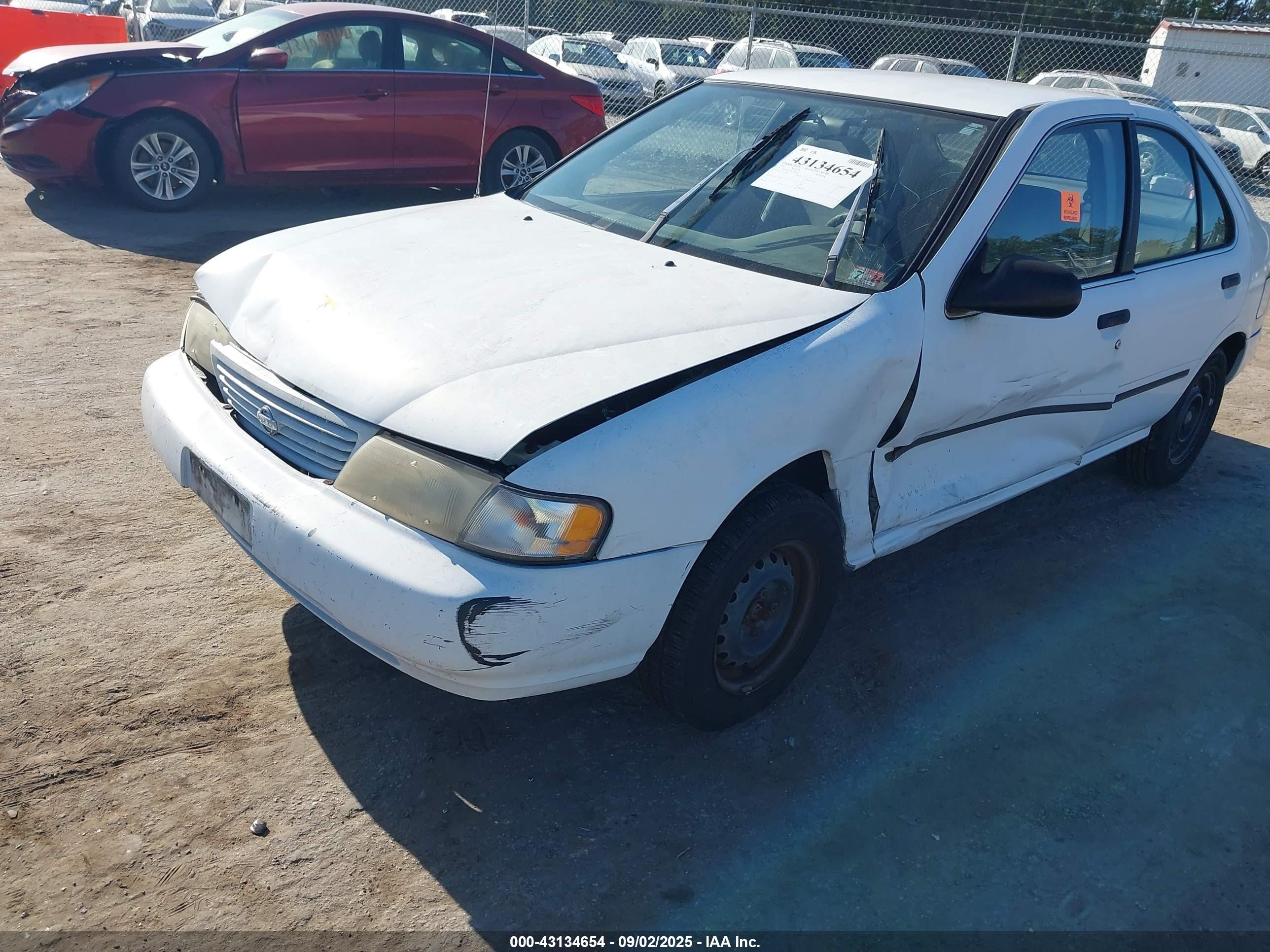 1995 Nissan Sentra Xe/gxe/gle White vin: 1N4AB41D9SC784483