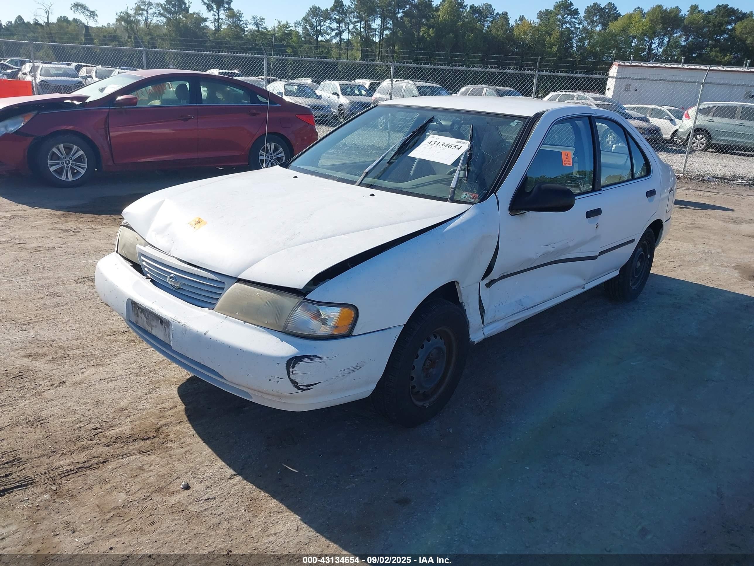 1995 Nissan Sentra Xe/gxe/gle White vin: 1N4AB41D9SC784483