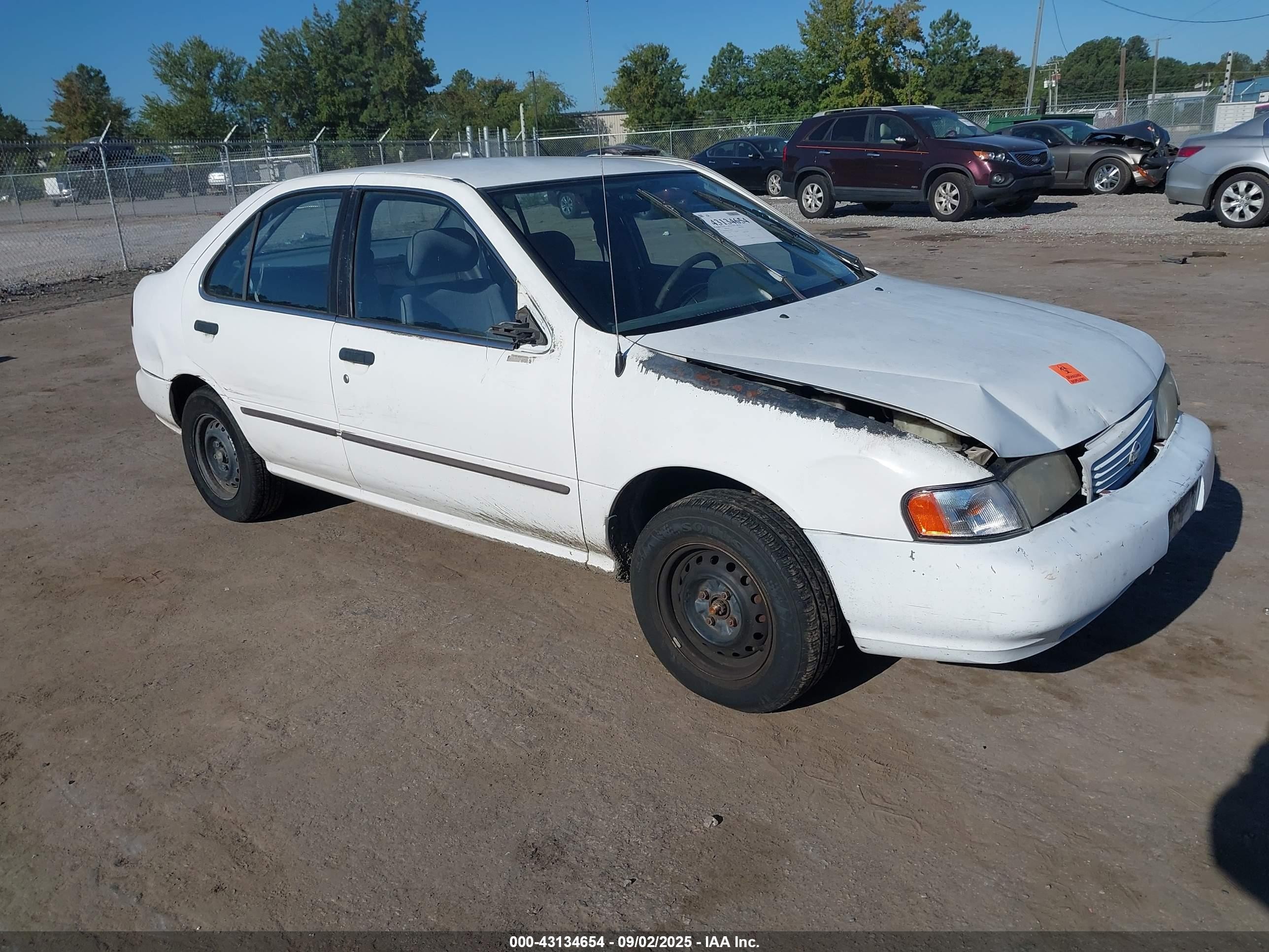 1995 Nissan Sentra Xe/gxe/gle White vin: 1N4AB41D9SC784483