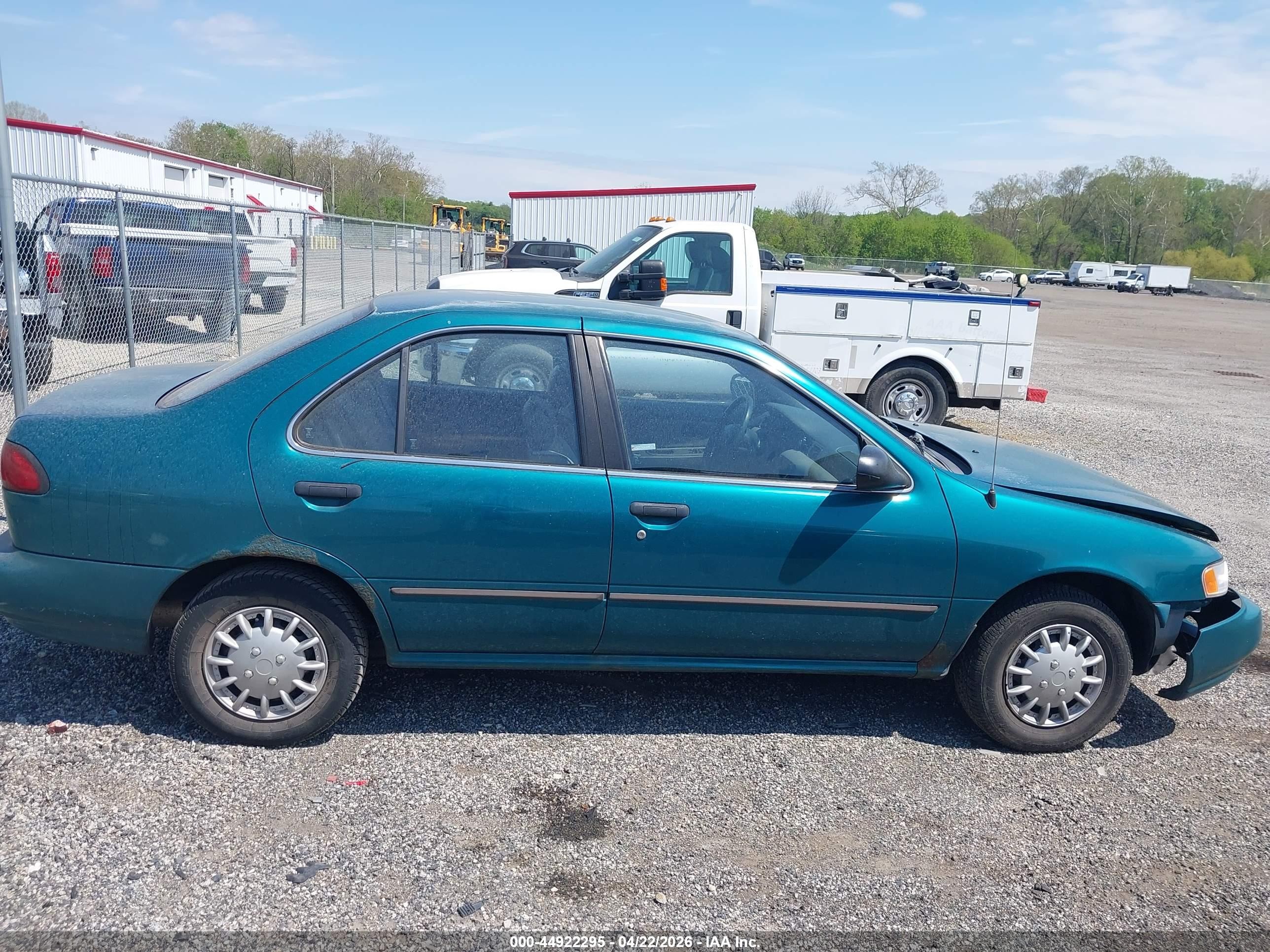 1997 Nissan Sentra Gle/gxe/xe Green vin: 1N4AB41D9VC760785