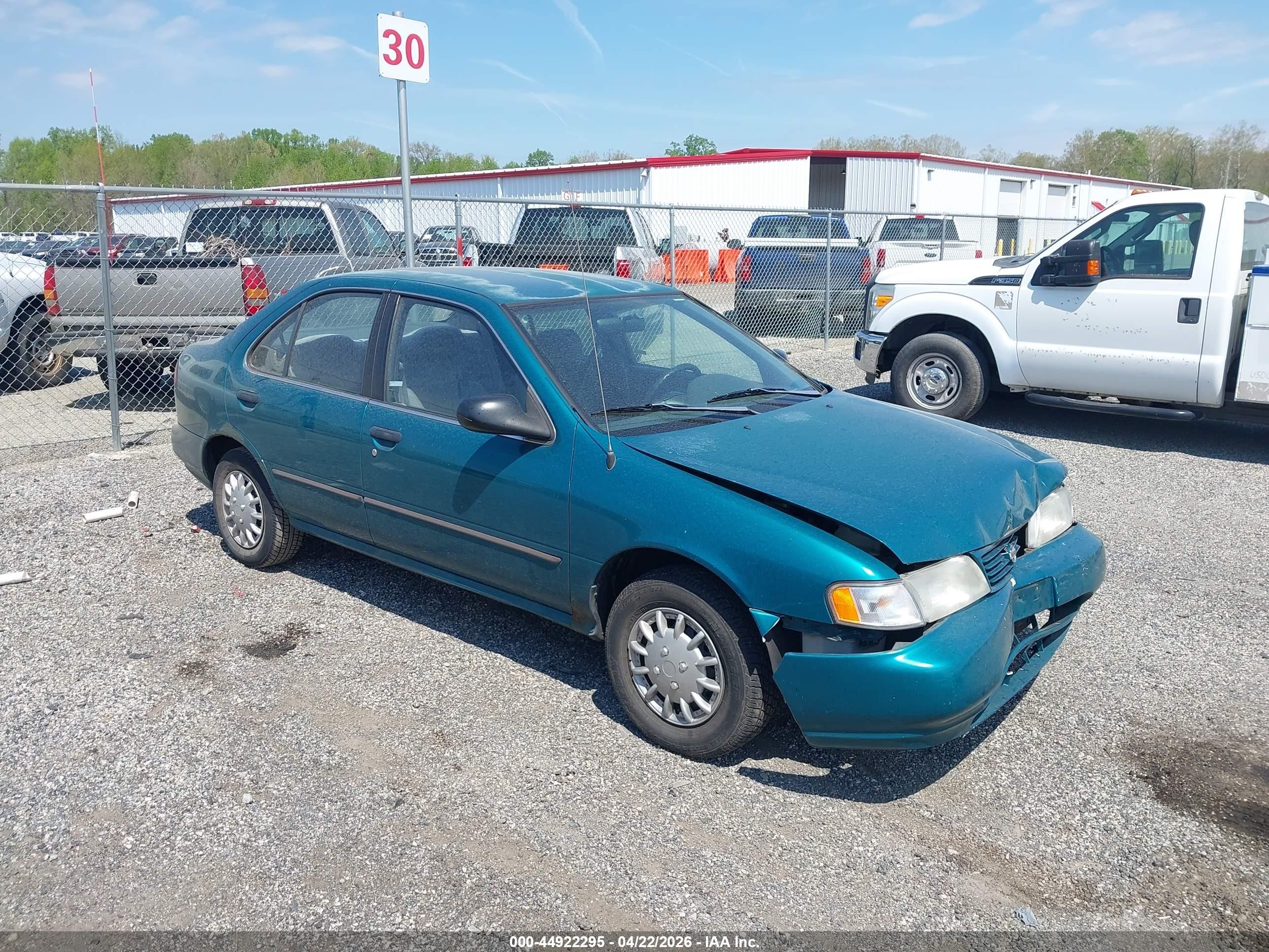 1997 Nissan Sentra Gle/gxe/xe Green vin: 1N4AB41D9VC760785