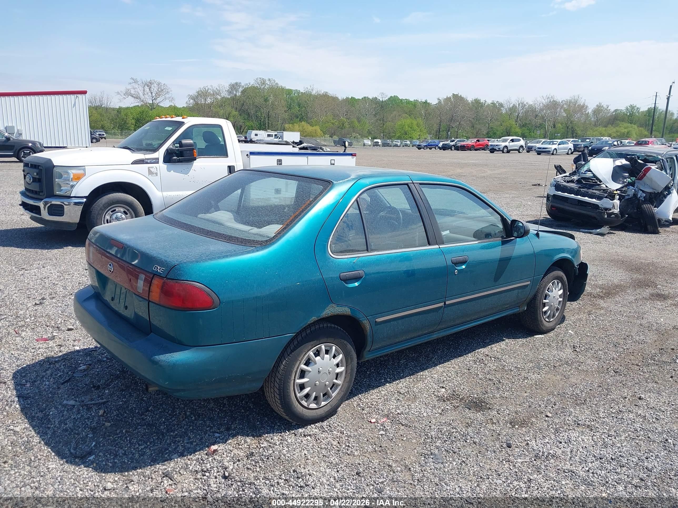 1997 Nissan Sentra Gle/gxe/xe Green vin: 1N4AB41D9VC760785
