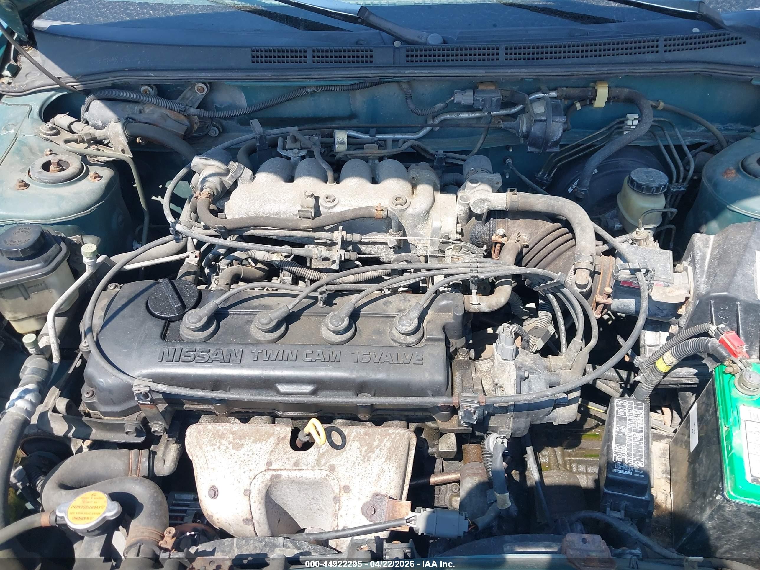 1997 Nissan Sentra Gle/gxe/xe Green vin: 1N4AB41D9VC760785