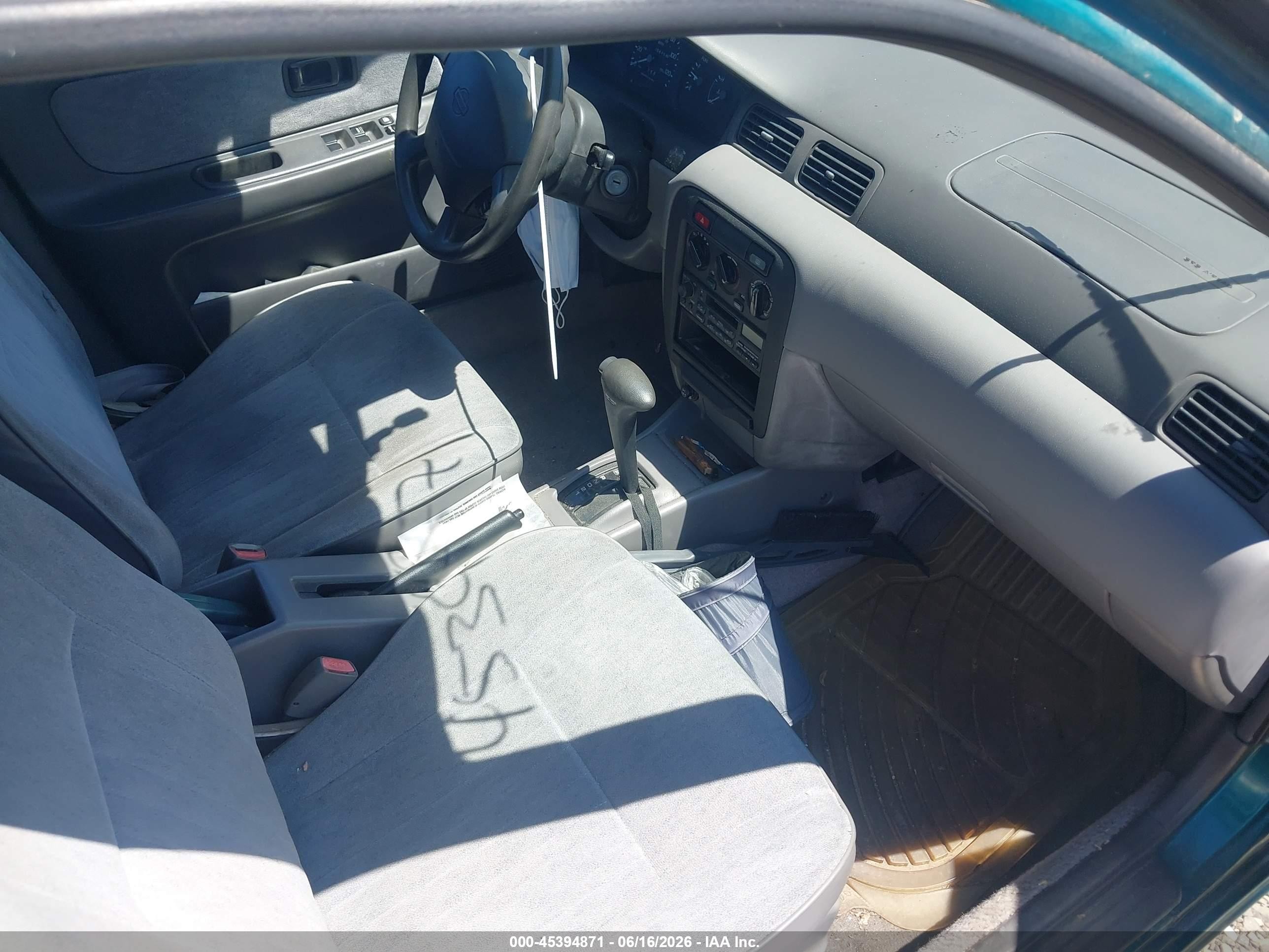1996 Nissan Sentra E/xe/gxe/gle Зеленый vin: 1N4AB41DXTC717599