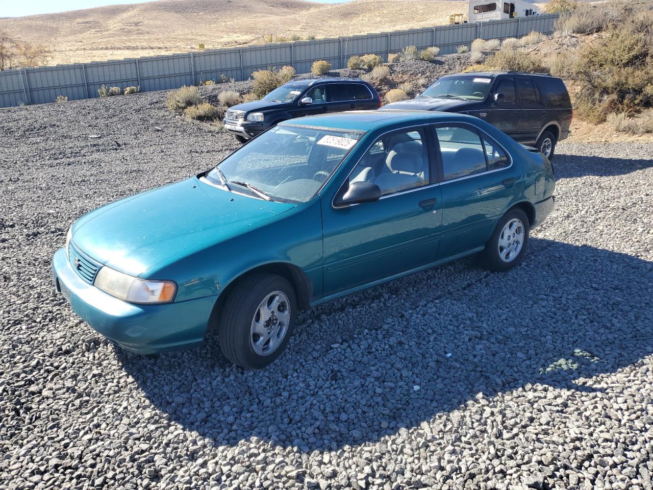 1996 Nissan Sentra E Green vin: 1N4AB41DXTC753292