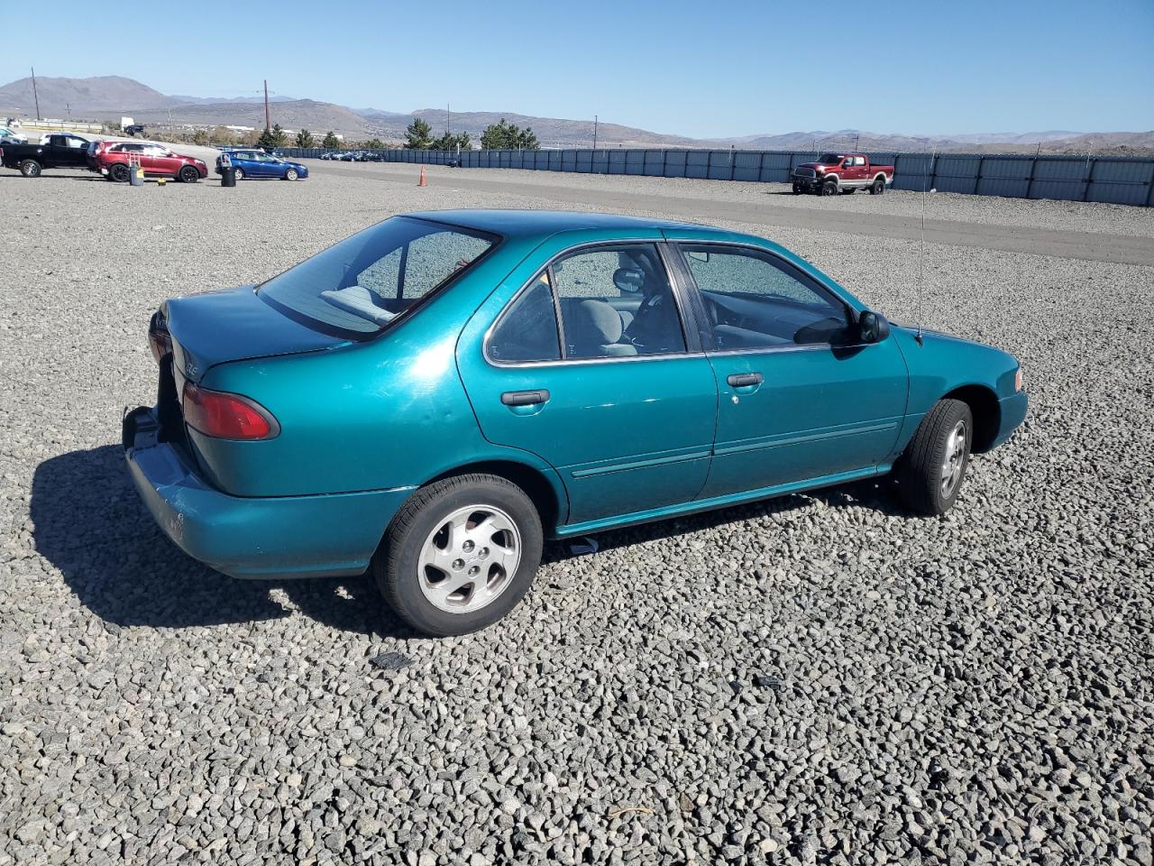 1996 Nissan Sentra E Green vin: 1N4AB41DXTC753292