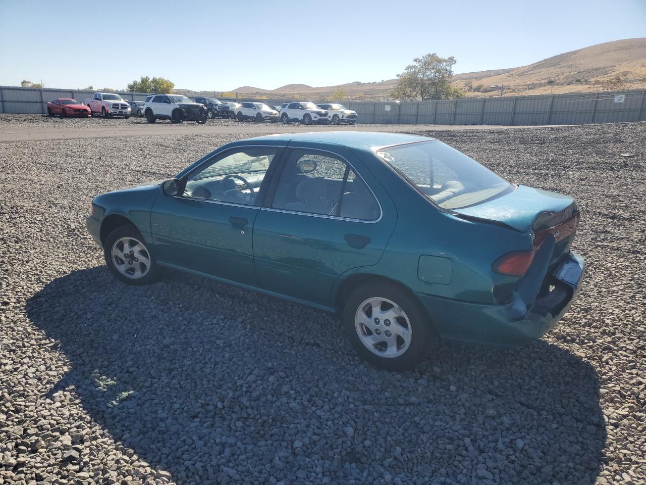 1996 Nissan Sentra E Green vin: 1N4AB41DXTC753292