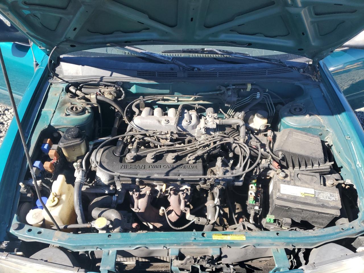 1996 Nissan Sentra E Green vin: 1N4AB41DXTC753292