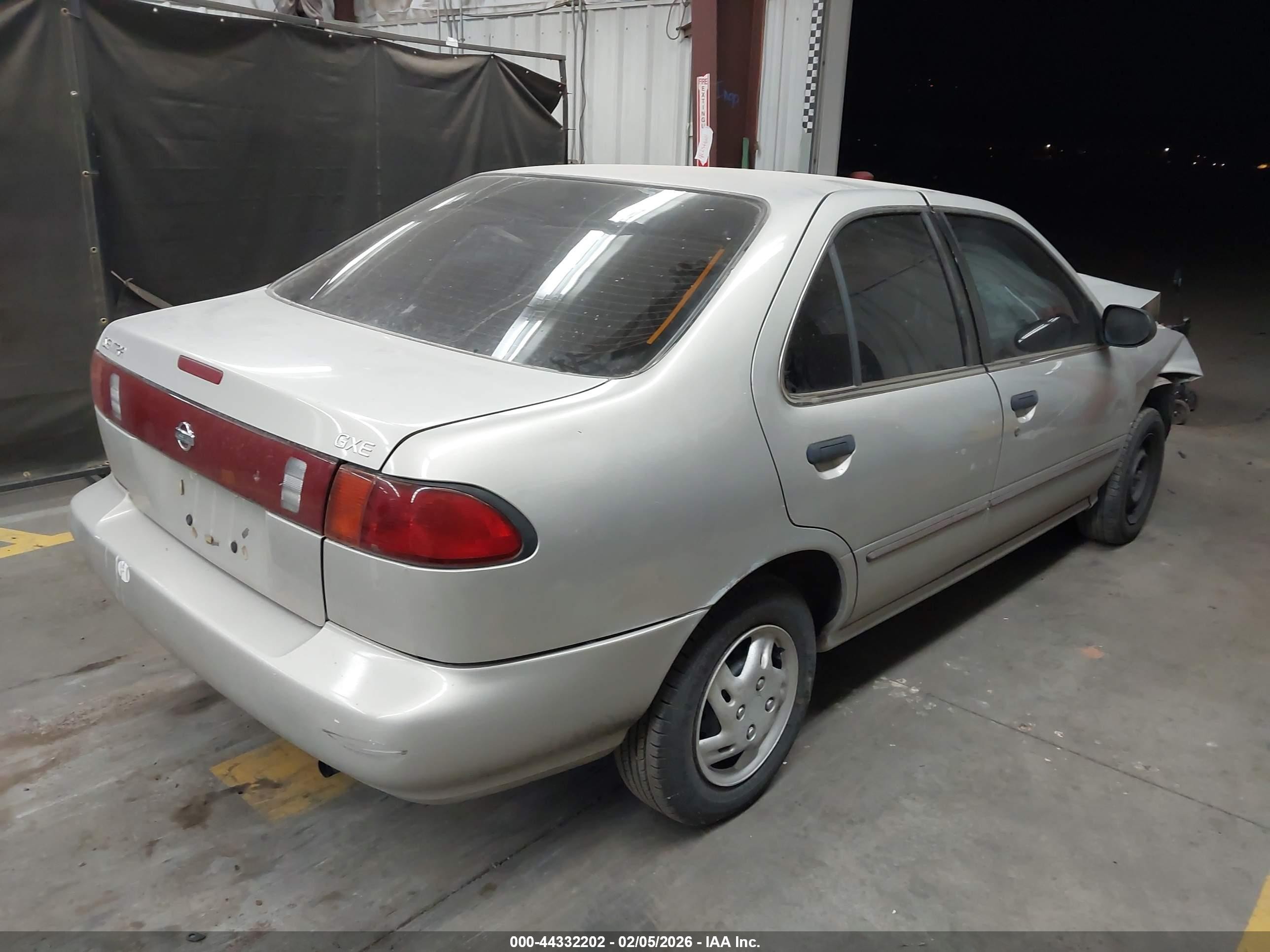 1997 Nissan Sentra Gle/gxe/xe Gray vin: 1N4AB41DXVC757264