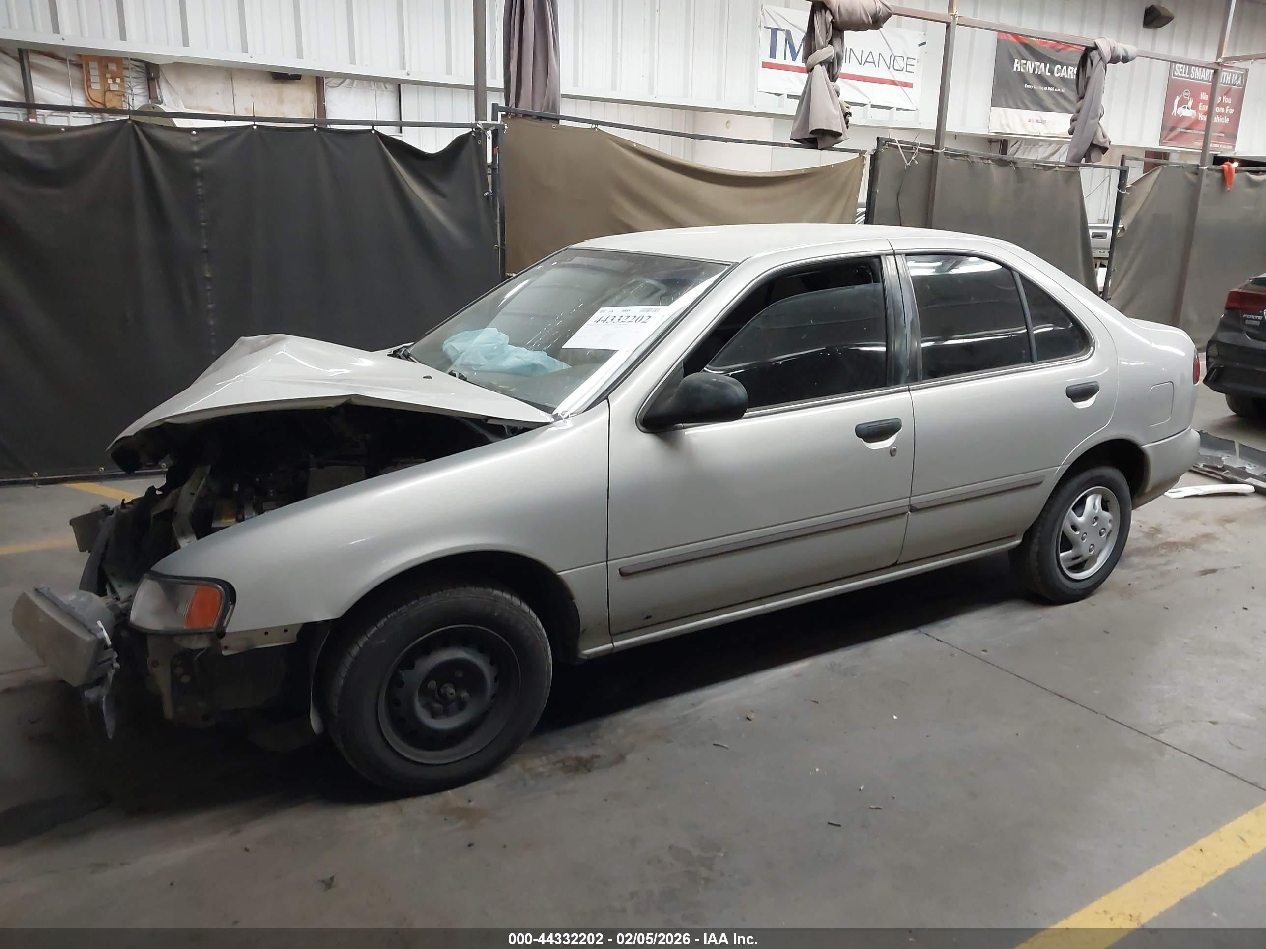 1997 Nissan Sentra Gle/gxe/xe Gray vin: 1N4AB41DXVC757264