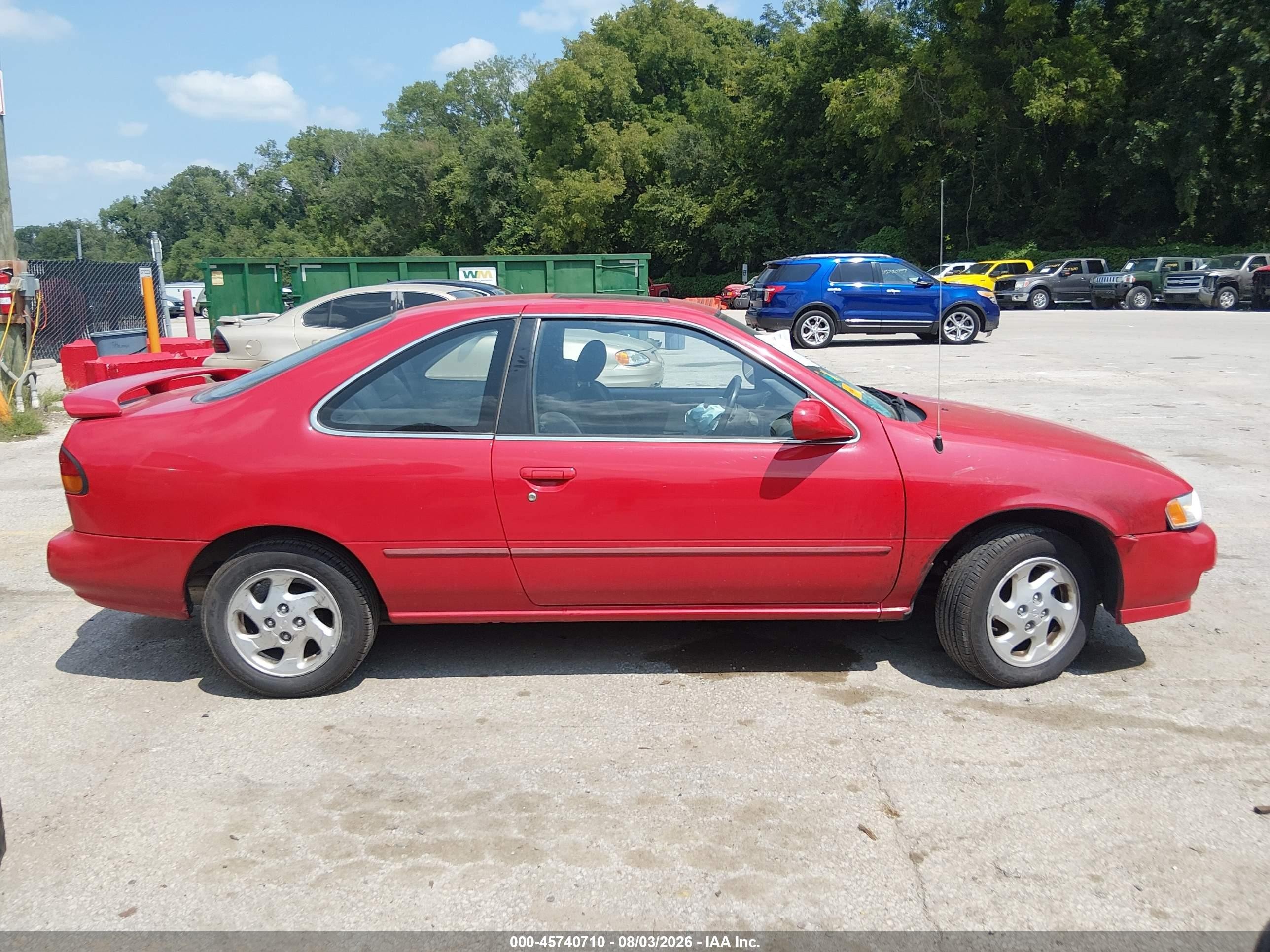 1996 Nissan 200sx Se Red vin: 1N4AB42D1TC521808