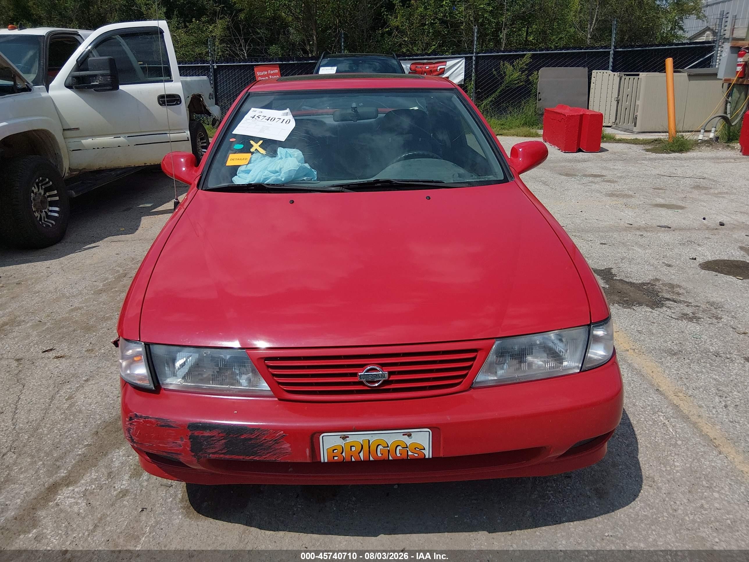1996 Nissan 200sx Se Red vin: 1N4AB42D1TC521808