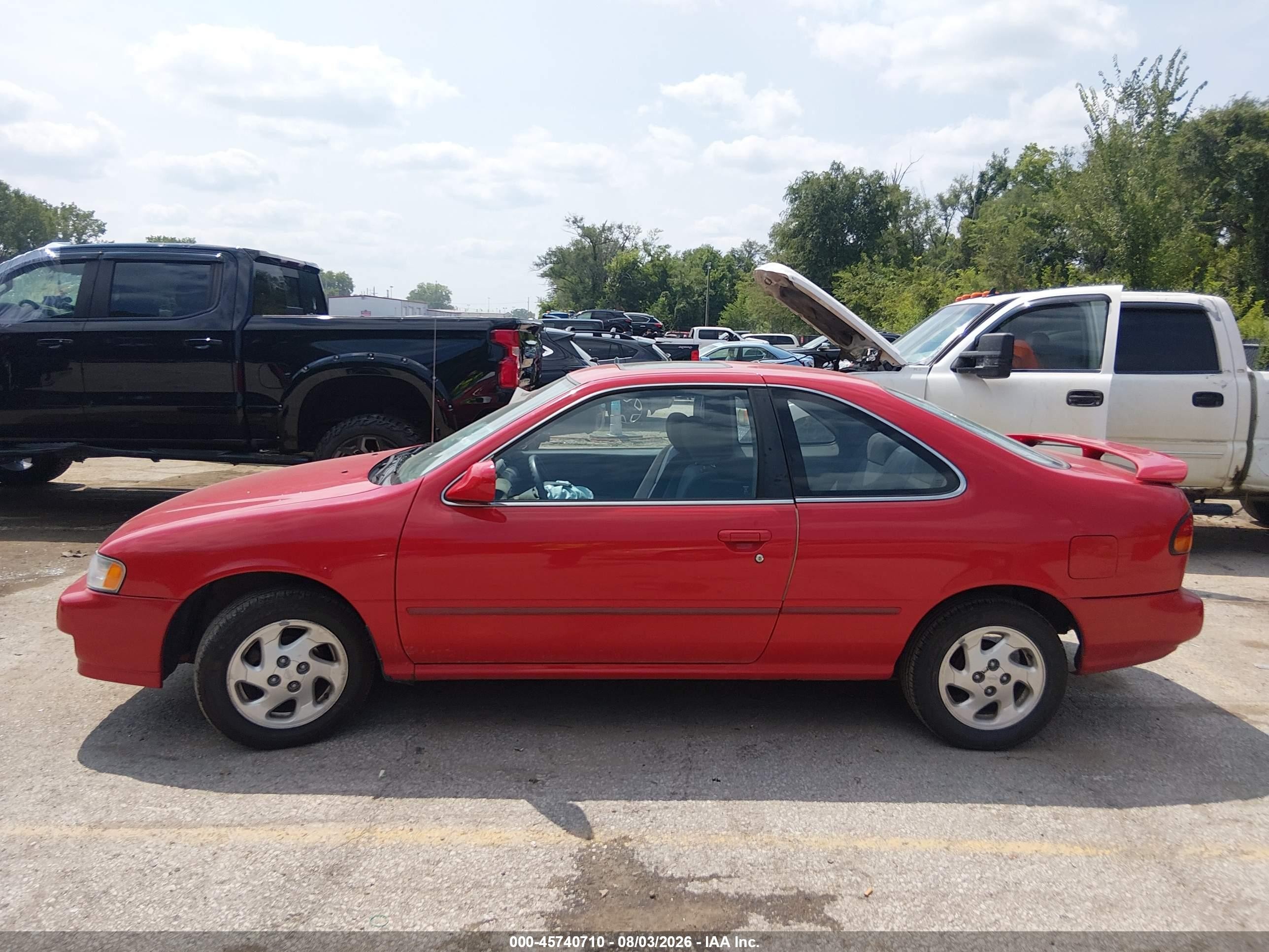 1996 Nissan 200sx Se Red vin: 1N4AB42D1TC521808