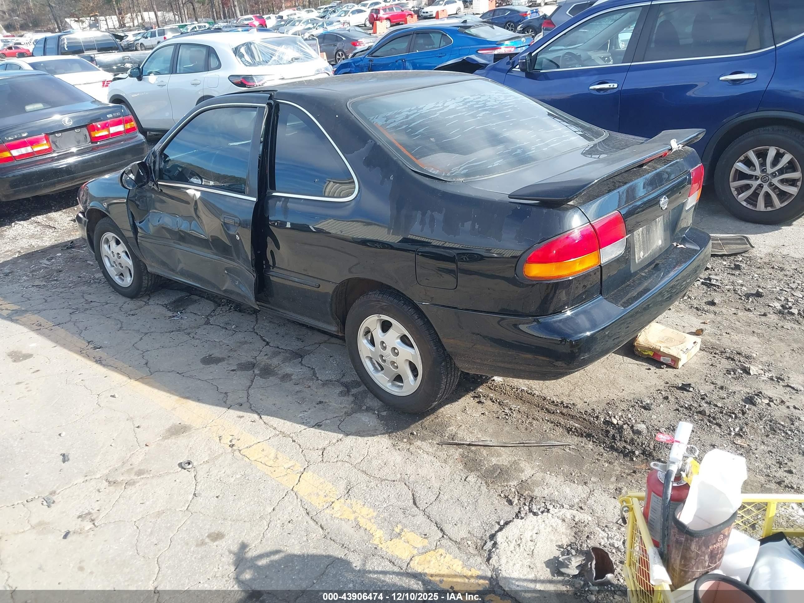 1996 Nissan 200sx Se Black vin: 1N4AB42D1TC527396