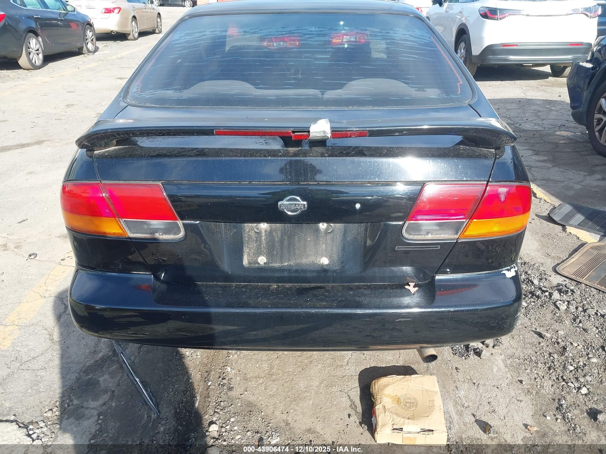 1996 Nissan 200sx Se Black vin: 1N4AB42D1TC527396