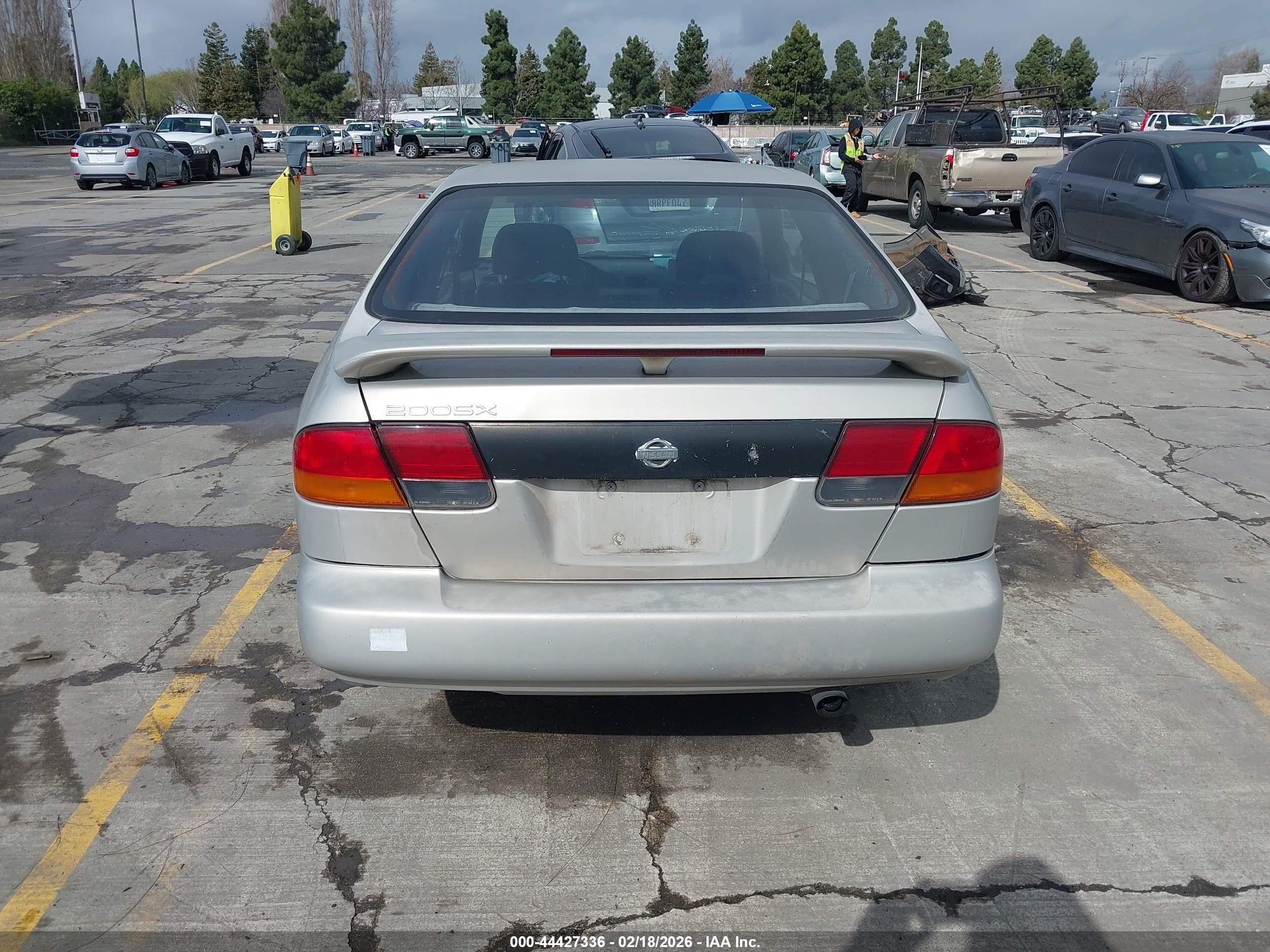 1997 Nissan 200sx Se Gray vin: 1N4AB42D1VC507121
