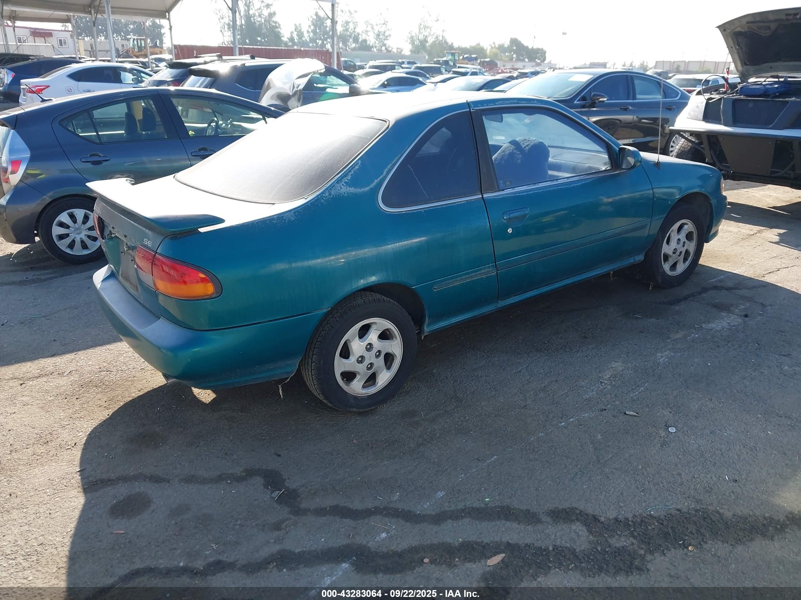 1996 Nissan 200sx Se Green vin: 1N4AB42D2TC526824