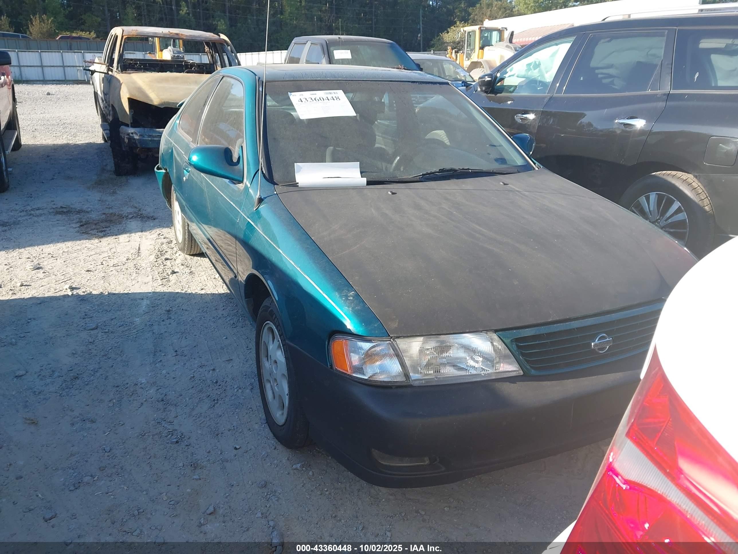 1996 Nissan 200sx Se Green vin: 1N4AB42D4TC524721