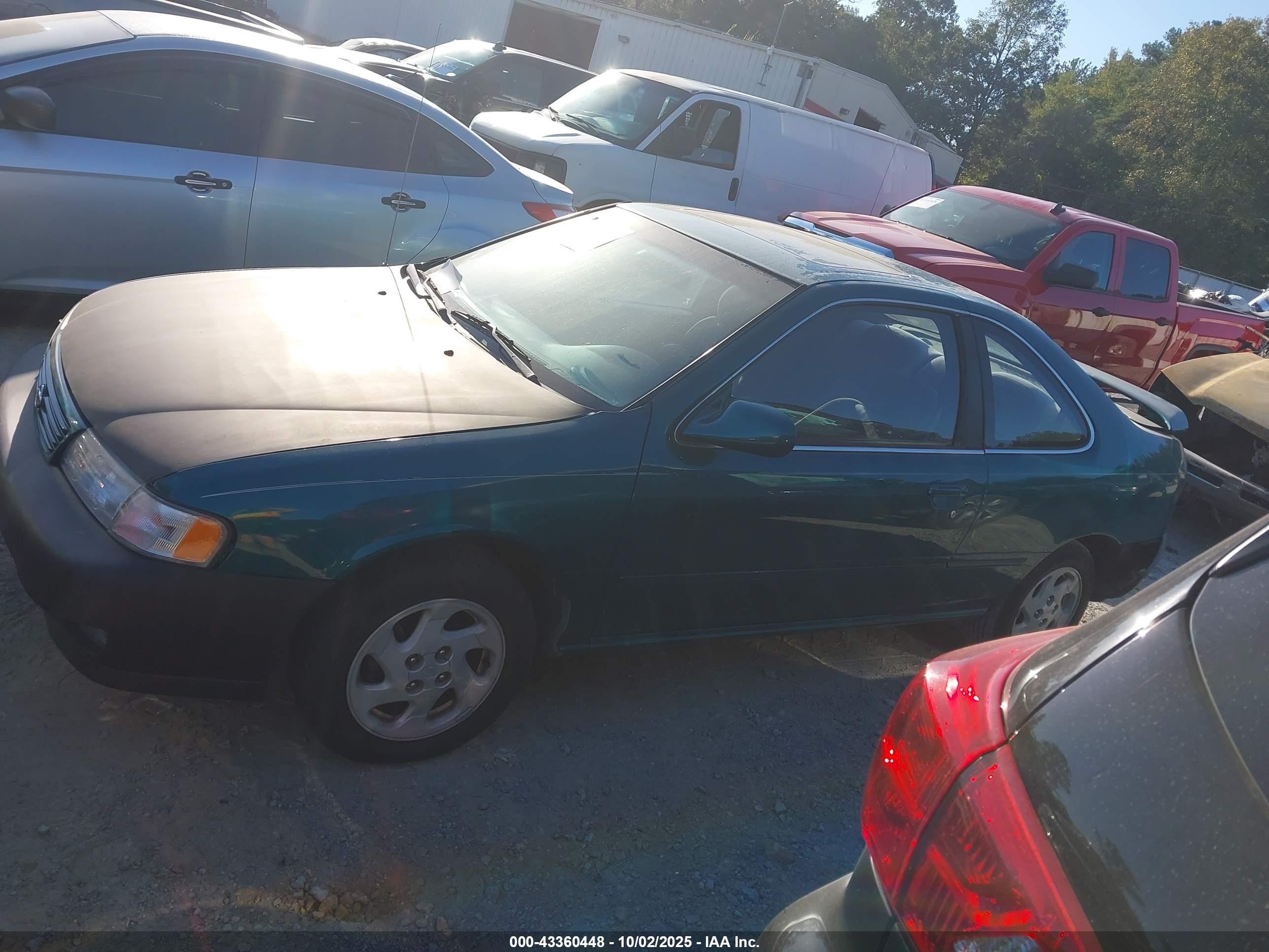 1996 Nissan 200sx Se Green vin: 1N4AB42D4TC524721